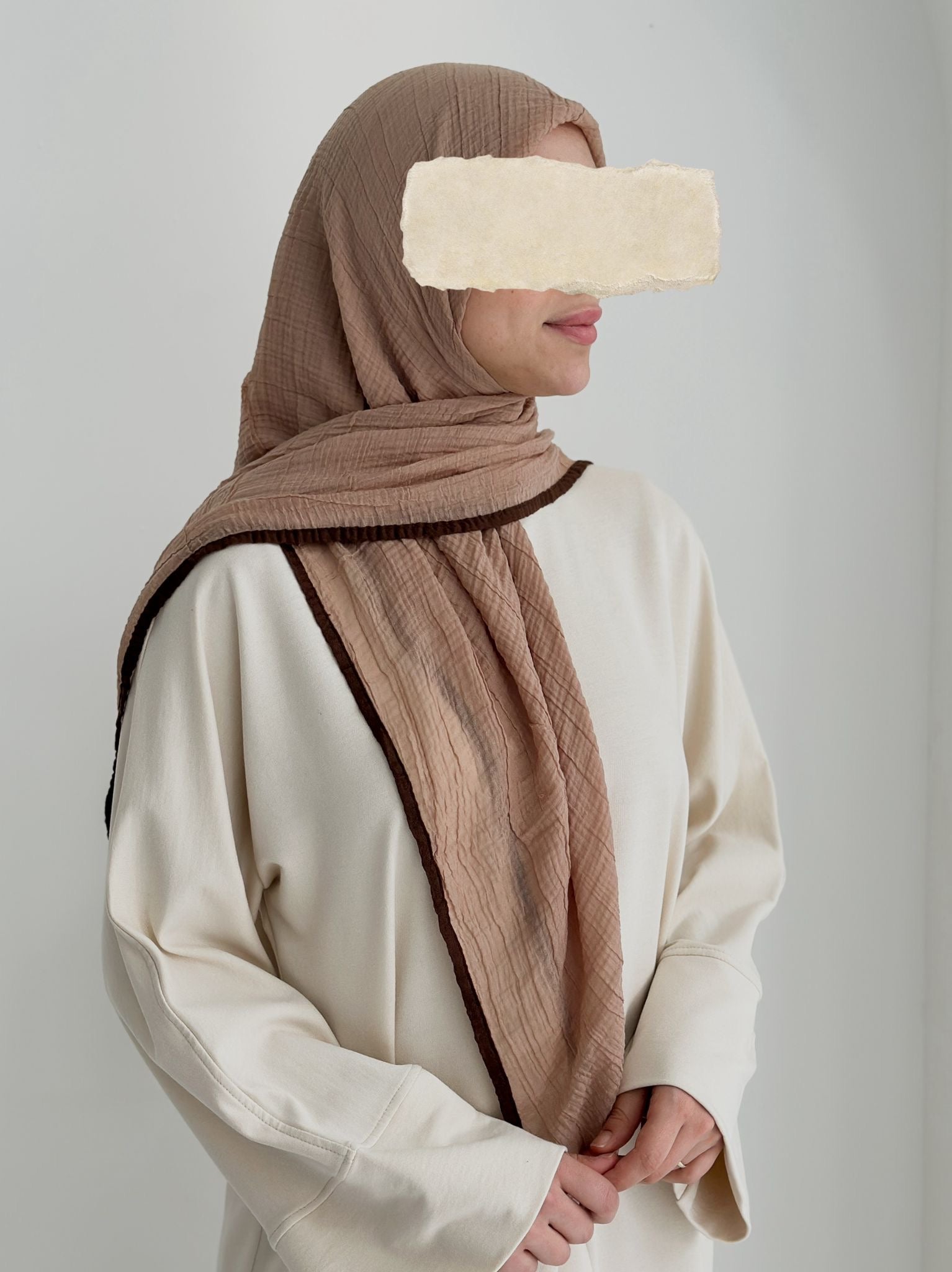 Muslin Eşarp Bej (100/115)