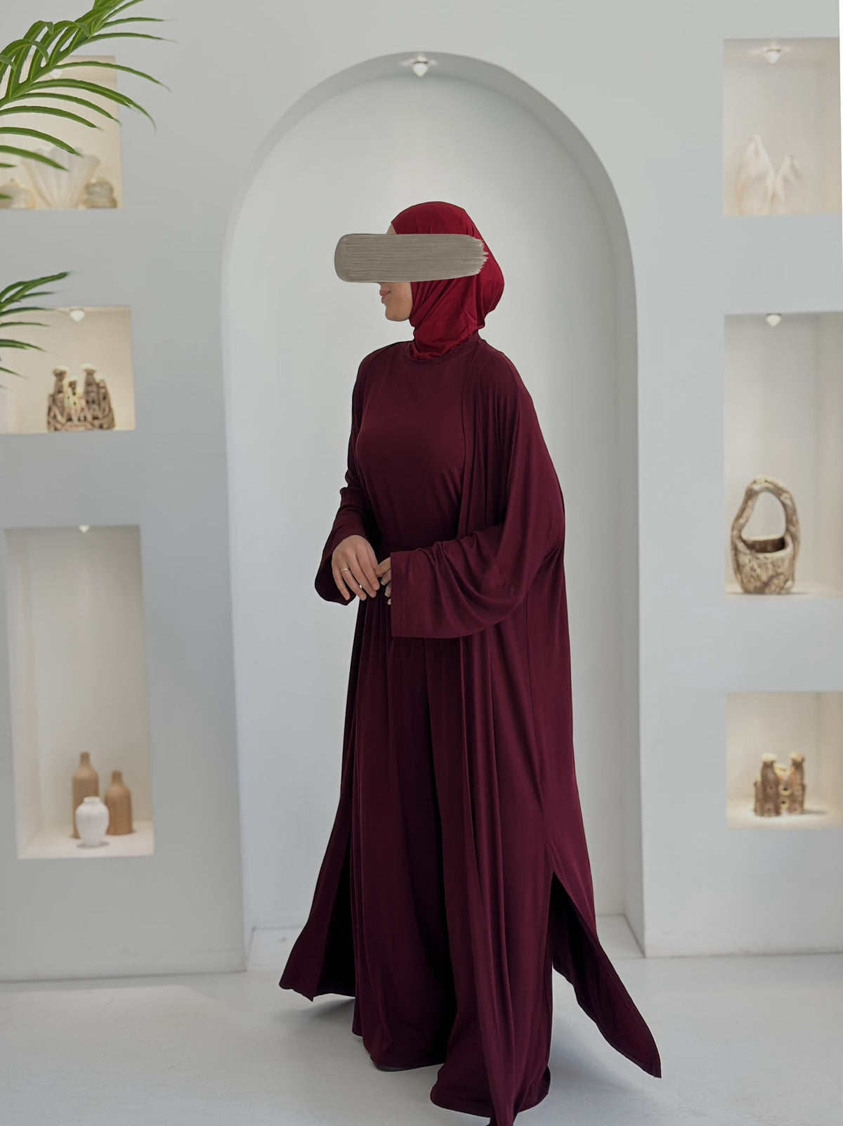 3 lü Bambu Viskon Takım Bordo+Bambu Form Boneli Şal ÖN SİPARİŞ ÜRÜNÜMÜZDÜR