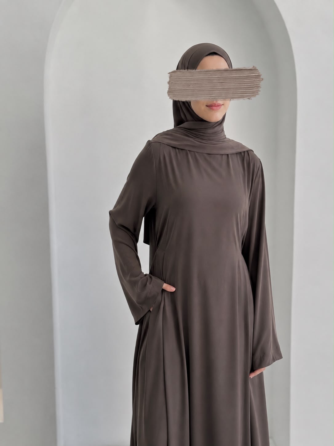Yeni Model Pantolonlu Takım Kül Şalsız ÖN SİPARİŞ ÜRÜNÜMÜZDÜR