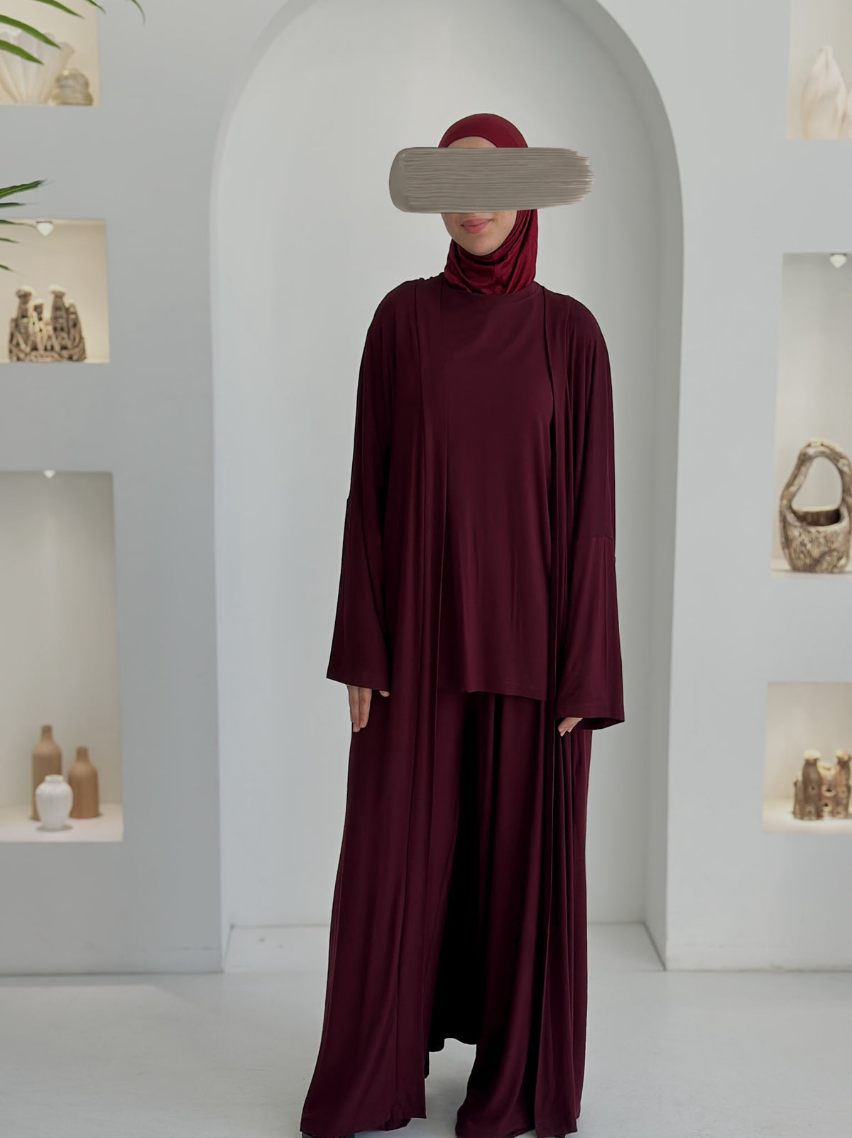 3 lü Bambu Viskon Takım Bordo+Bambu Form Boneli Şal ÖN SİPARİŞ ÜRÜNÜMÜZDÜR