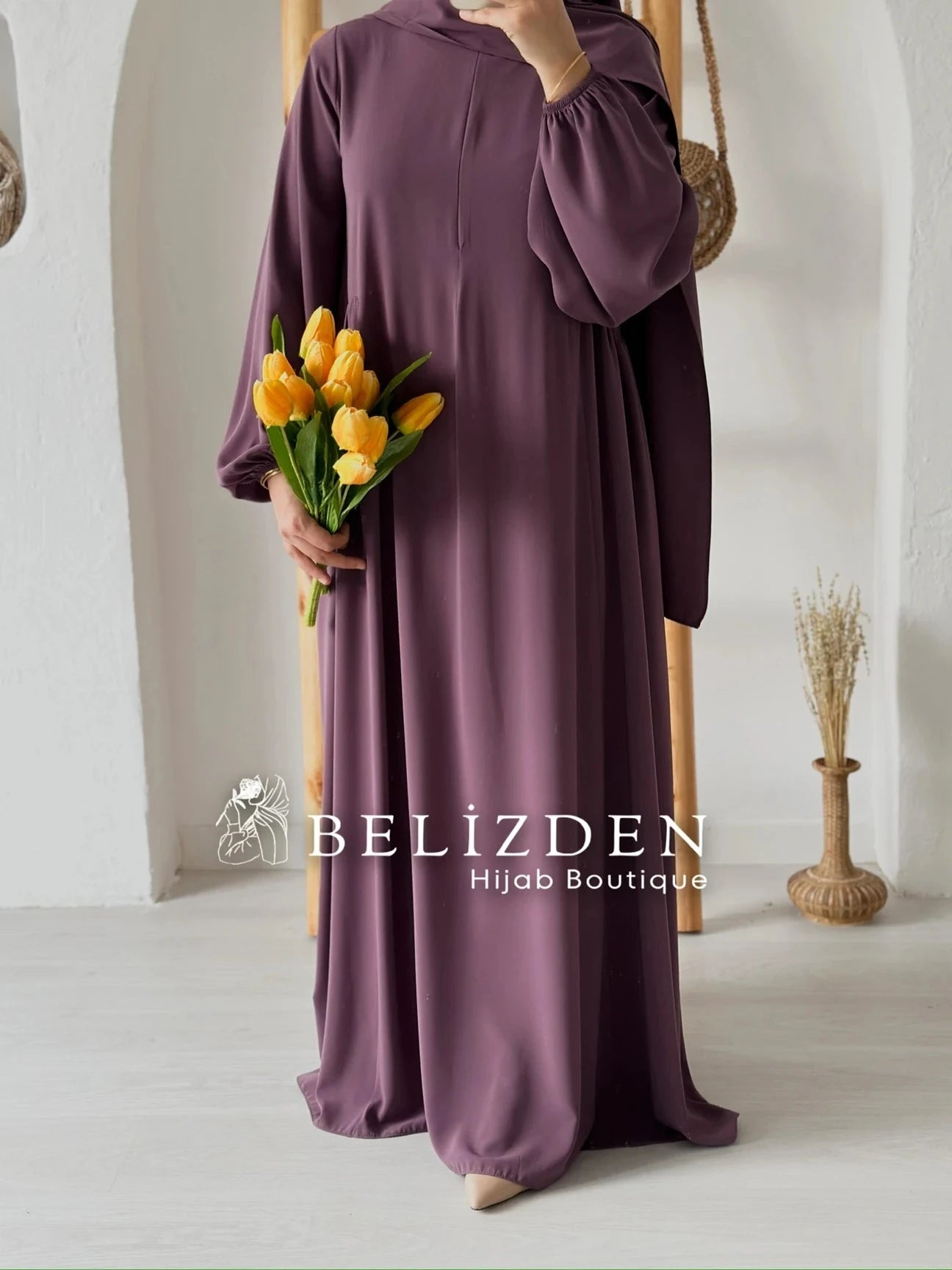 Neva Medine Şallı Leylak