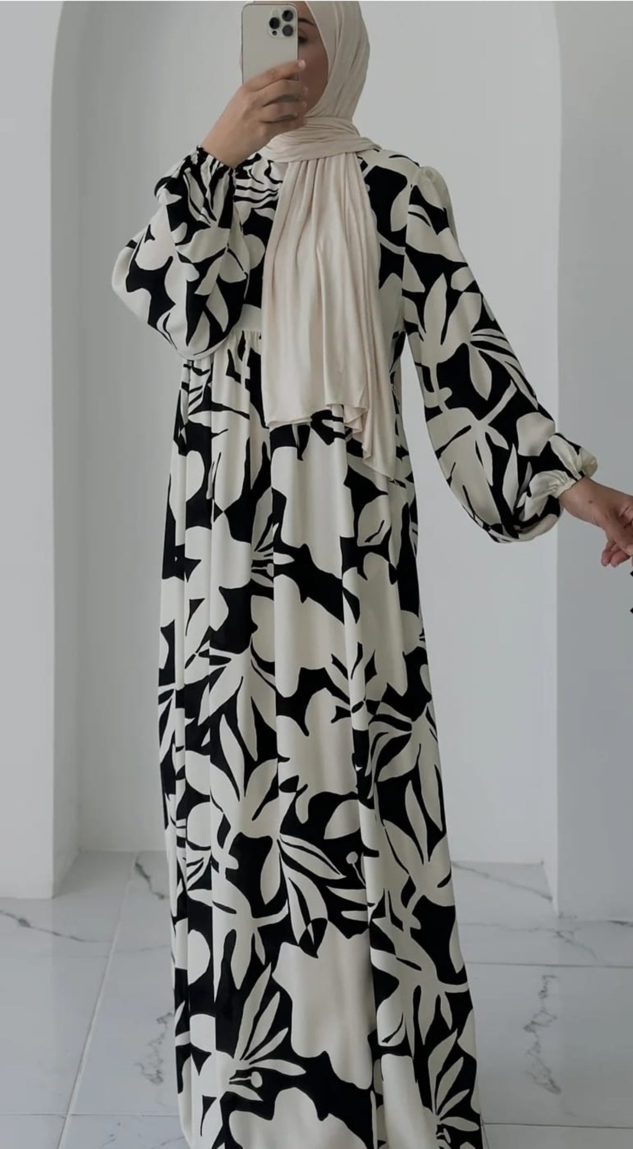 Viskon Balon Kol Siyah