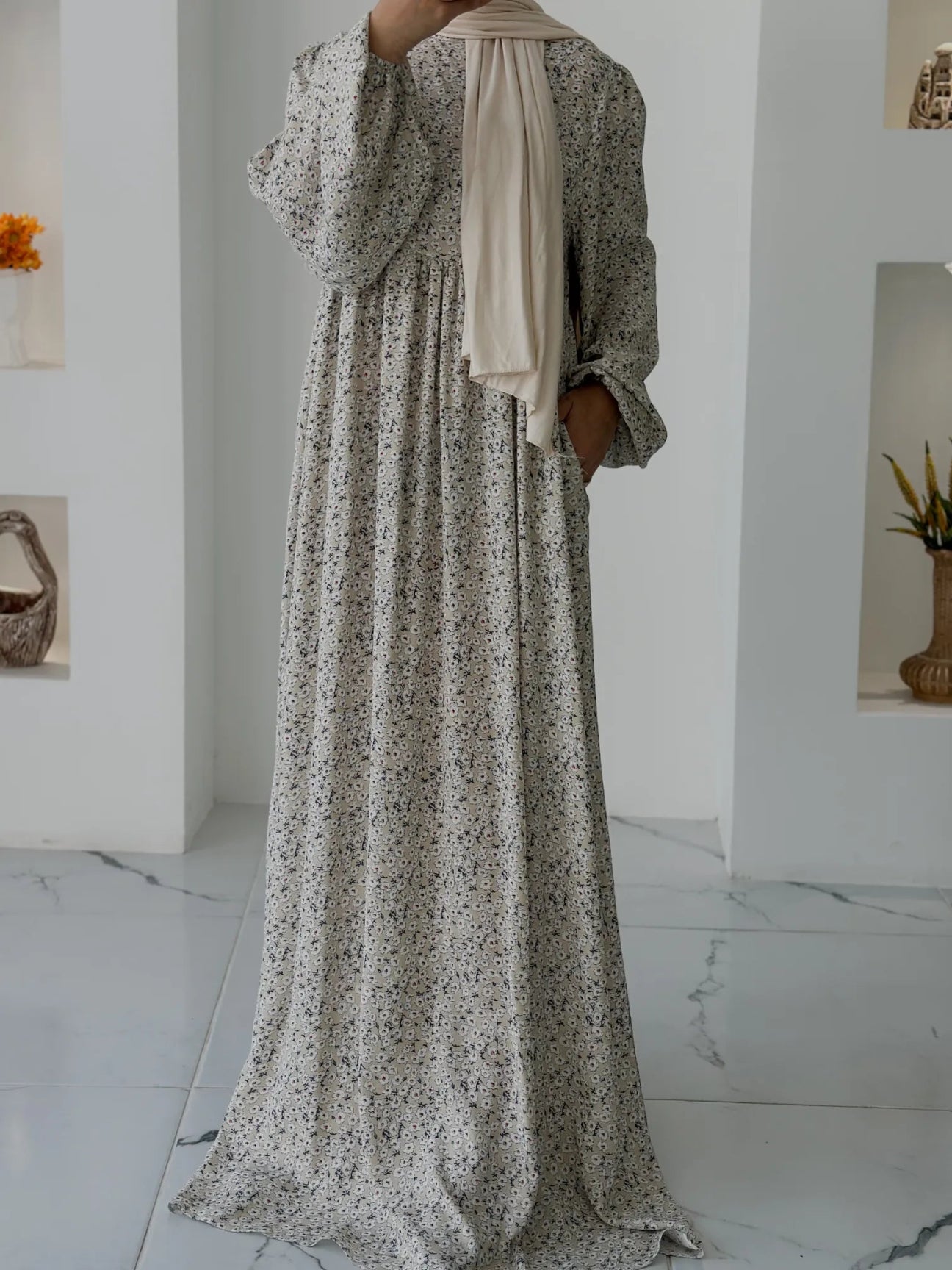 Viskon Balon Kol Bej