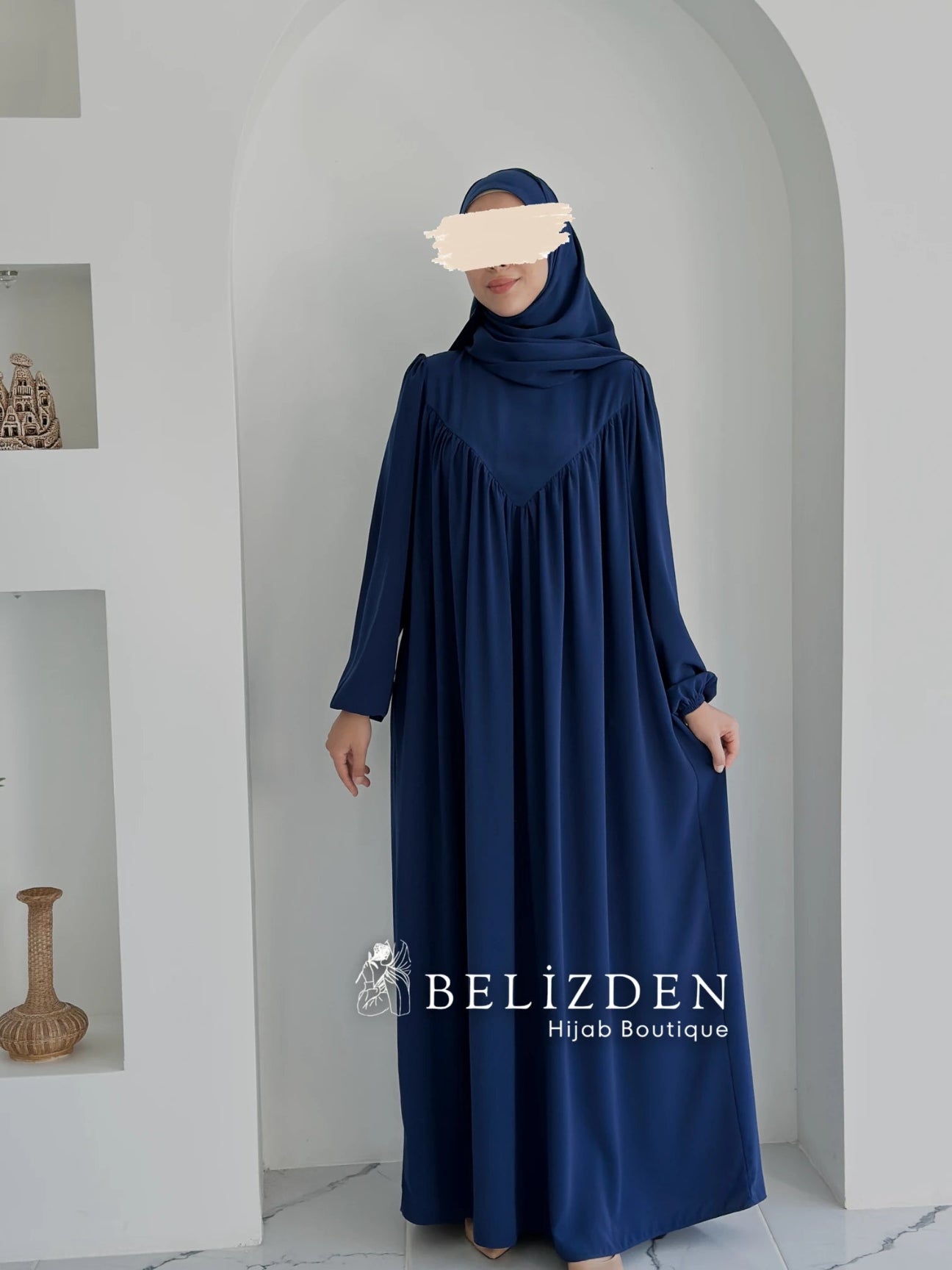 Seda Abaya Lacivert
