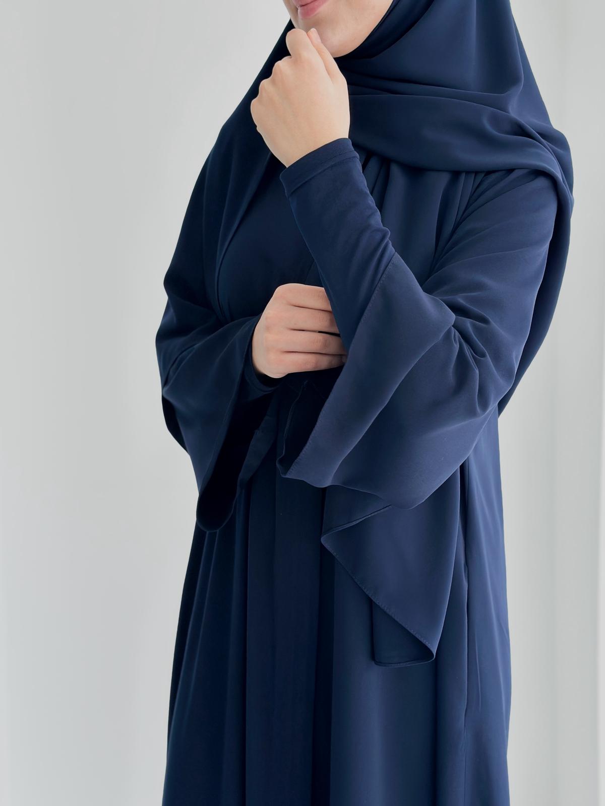 Yelpaze Ferace +Şal Lacivert