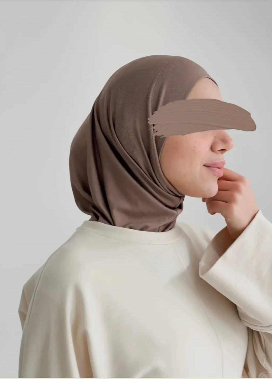 Bambu Form Şal + Bone Takım Koyu Vizon ÖN SİPARİŞ ÜRÜNÜMÜZDÜR