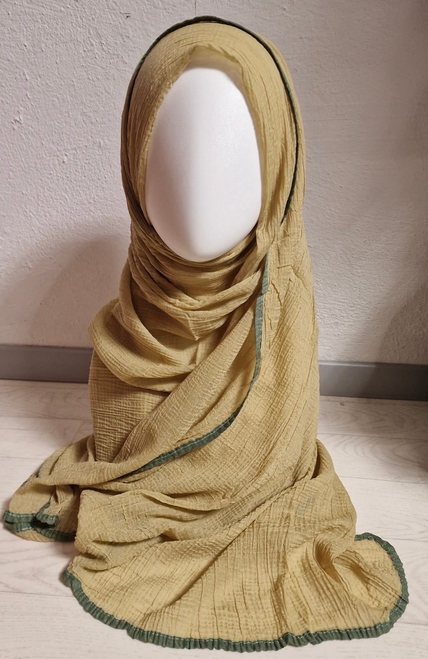 Muslin Şal Soft Yeşil (Boy 2m En 97cm)