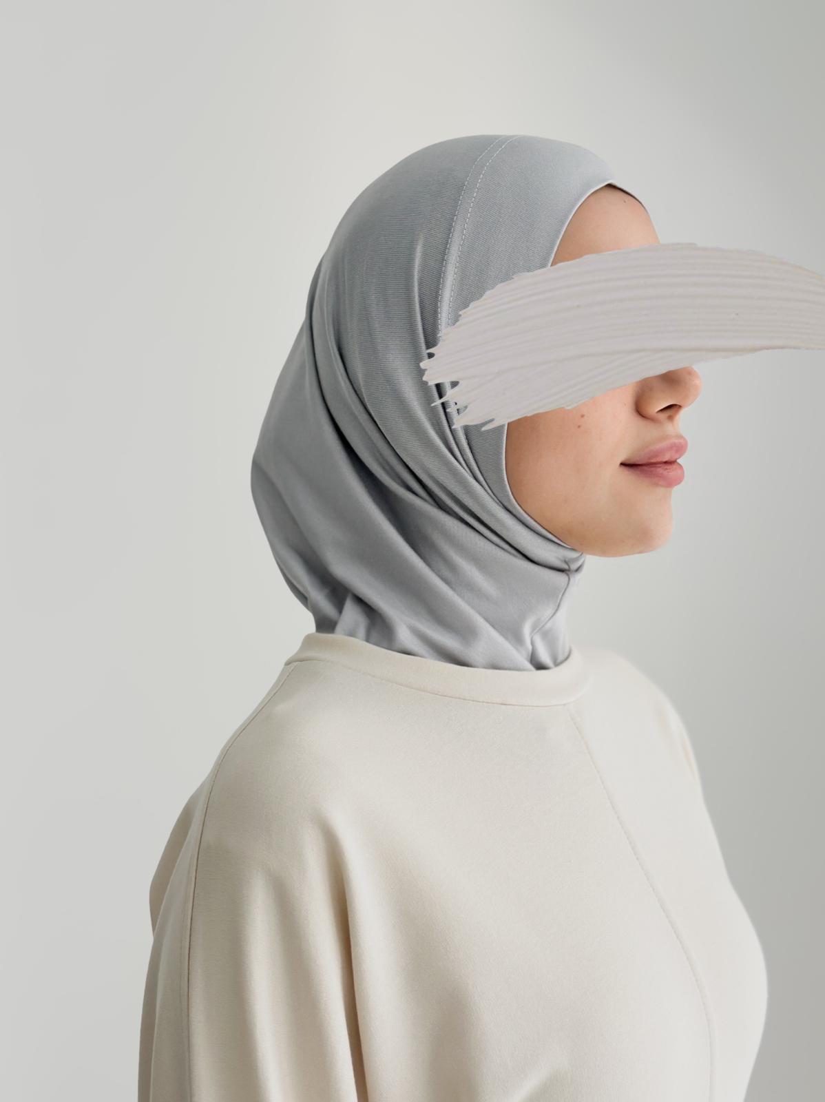 Bambu Form Şal + Bone Takım Açık Gri ÖN SİPARİŞ ÜRÜNÜMÜZDÜR