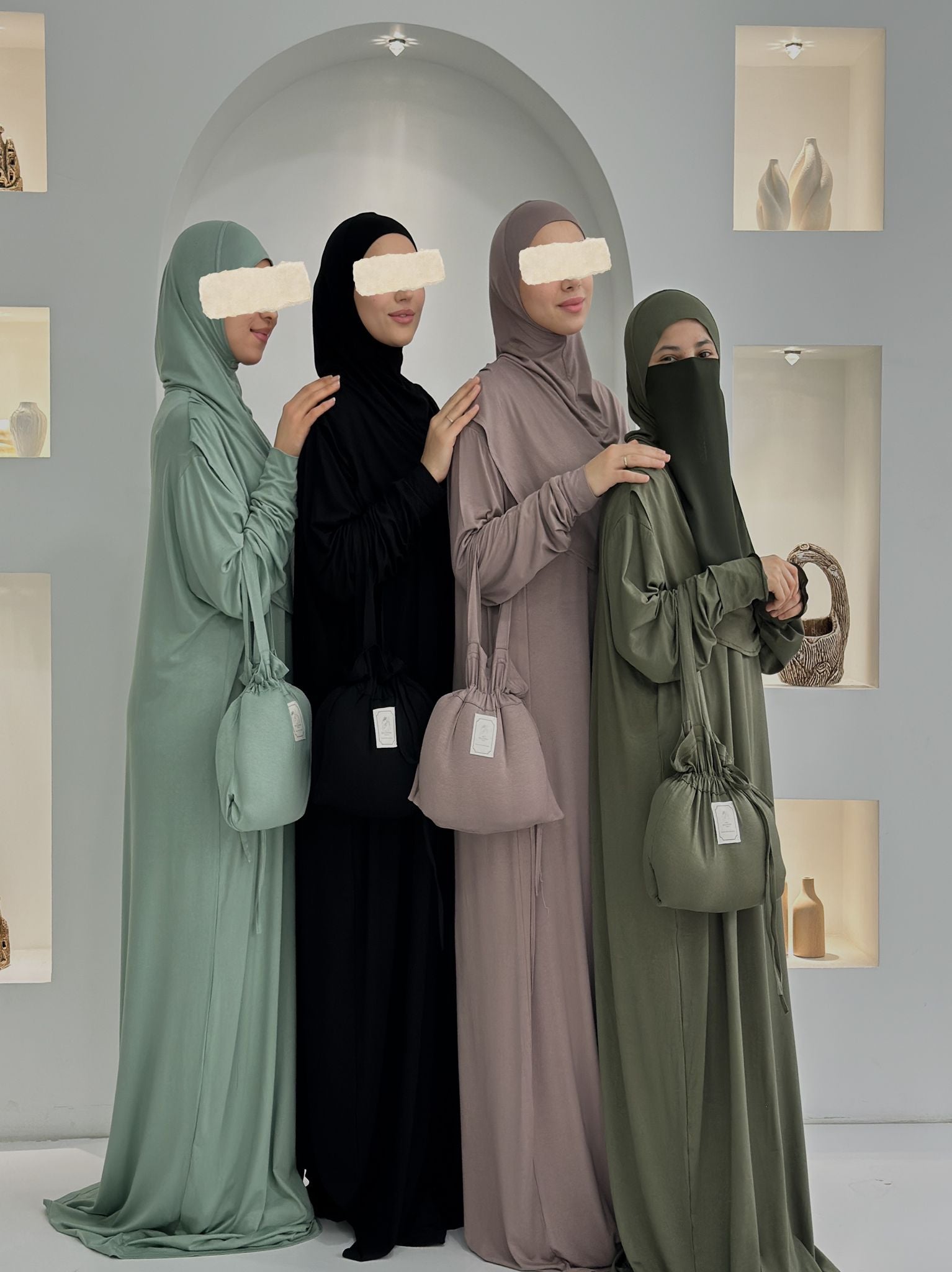 Pamuk Boneli Namaz Elbisesi Vizon ÖN SİPARİŞ ÜRÜNÜMÜZDÜR