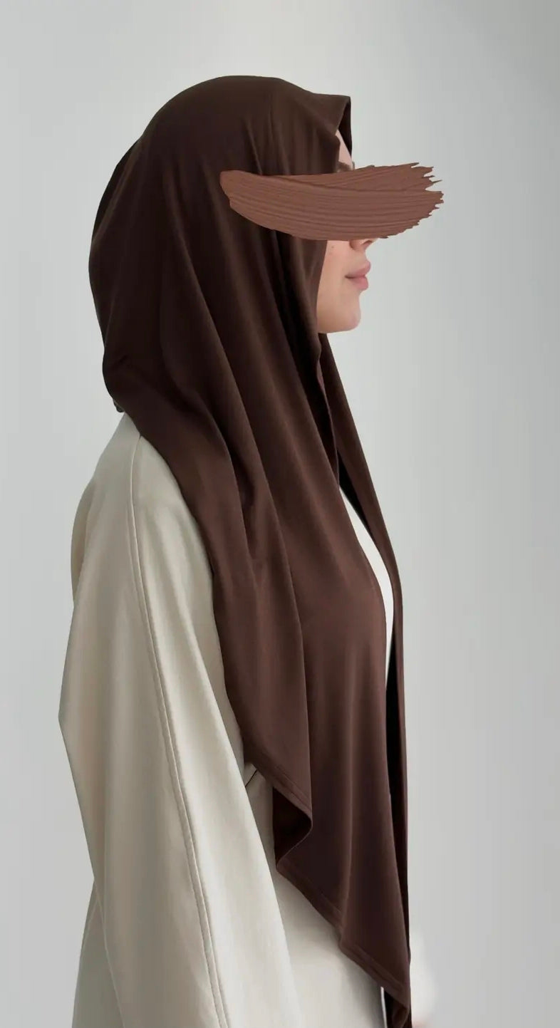 Bambu Form Şal +Bone Takım Acı Kahve ÖN SİPARİŞ ÜRÜNÜMÜZDÜR