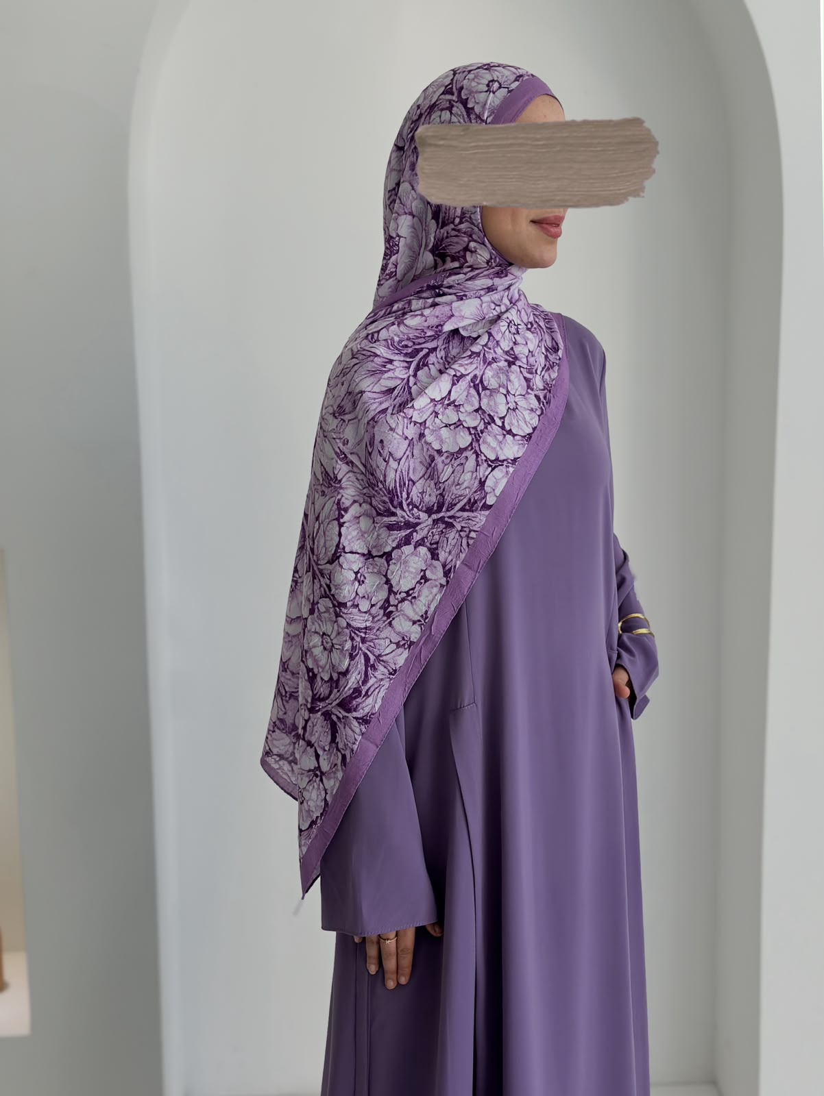 Yeni Model Pantolonlu Takım leylak Şalsız