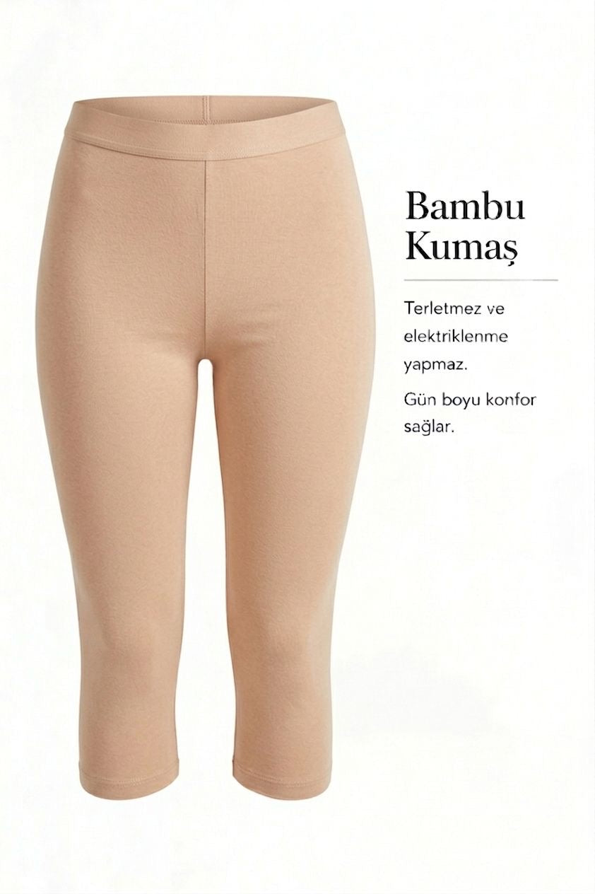 Bambu Kapri Tayt-Bej
