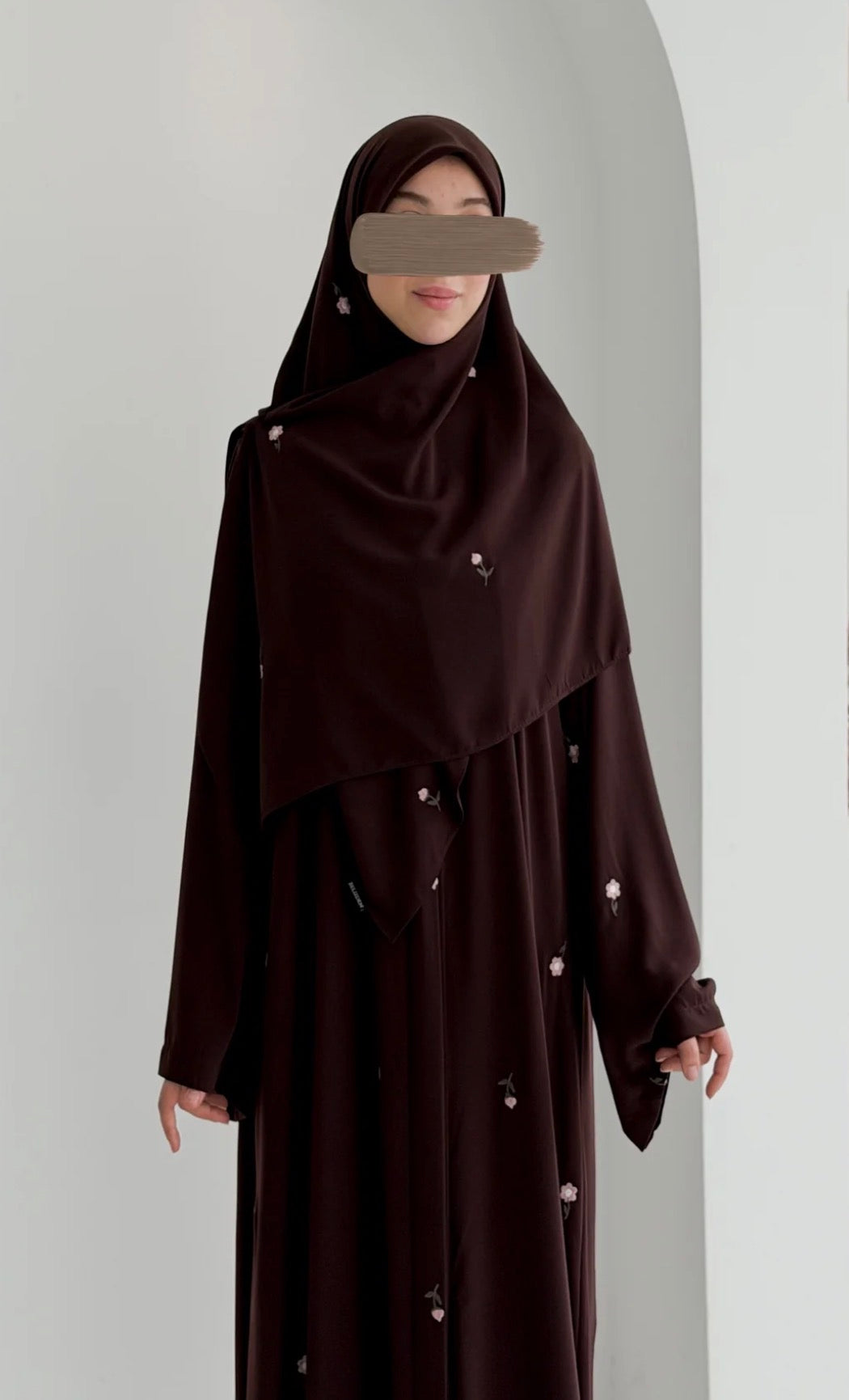 Gülce Lale Eşarp Acı Kahve (120/120)