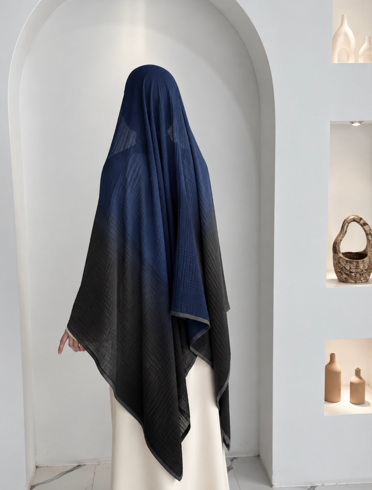 Muslin Degdare Lacivert Siyah