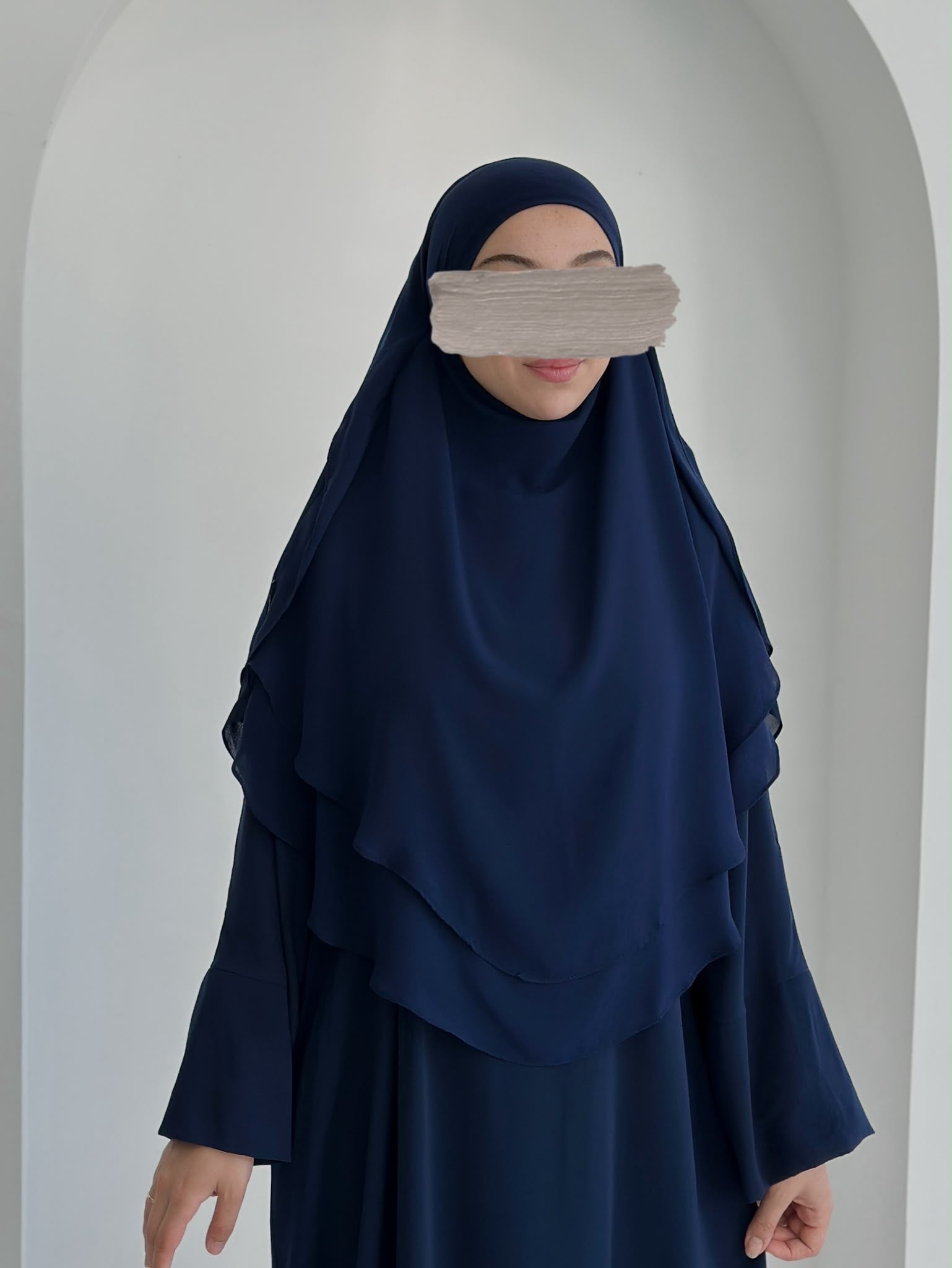 Asya Gölgeli Suudi Sufle Lacivert (Kısa) ÖN SİPARİŞ ÜRÜNÜMÜZDÜR