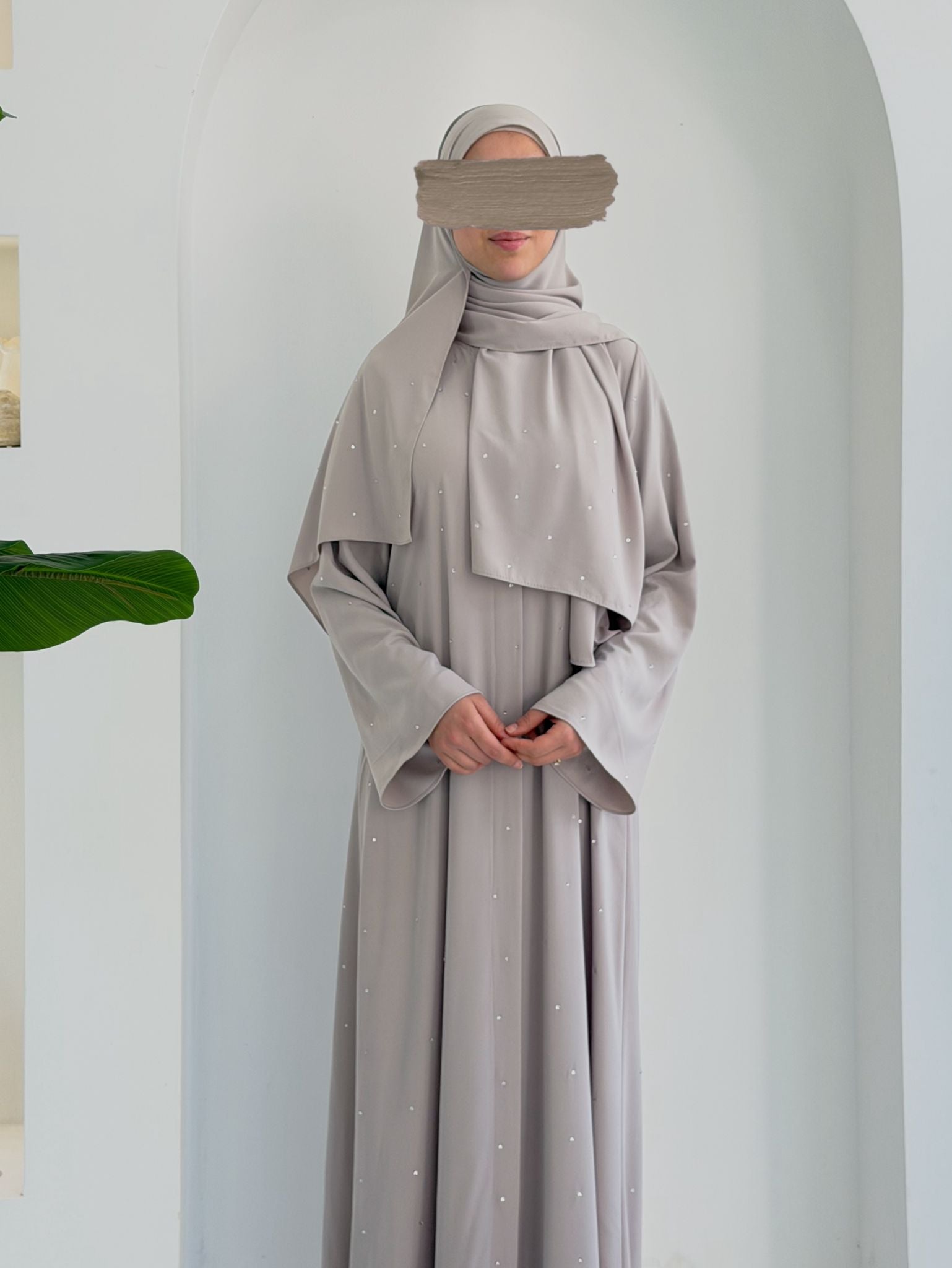 Damla Premium Abaya+ Şal Taş ÖN SİPARİŞ ÜRÜNÜMÜZDÜR