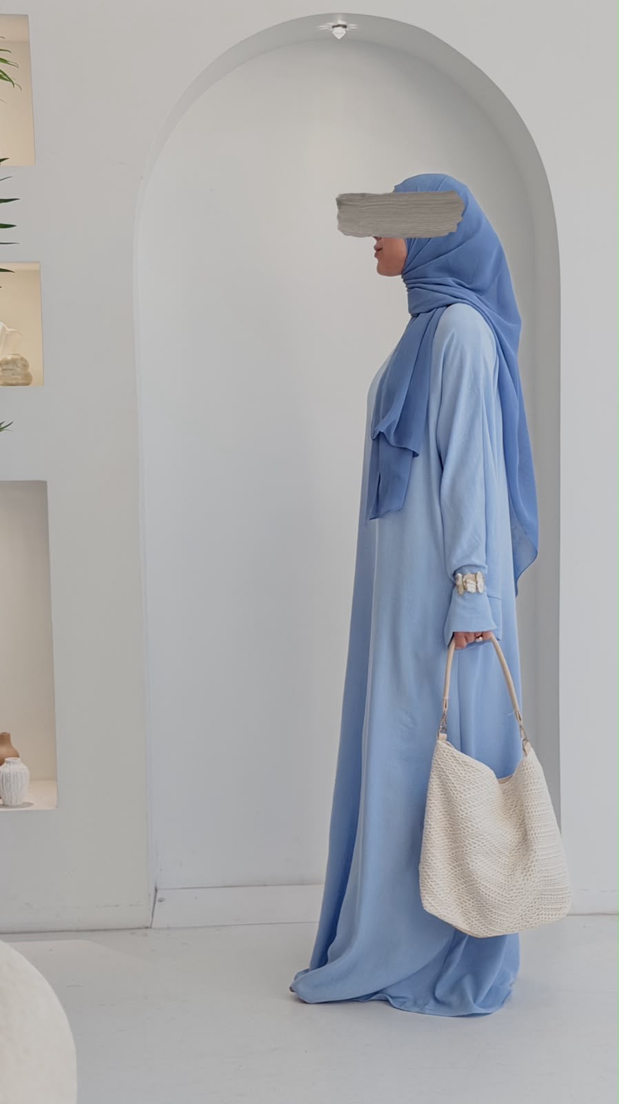 Keten Poreolu Elbise Bebe Mavisi ÖN SİPARİŞ ÜRÜNÜMÜZDÜR