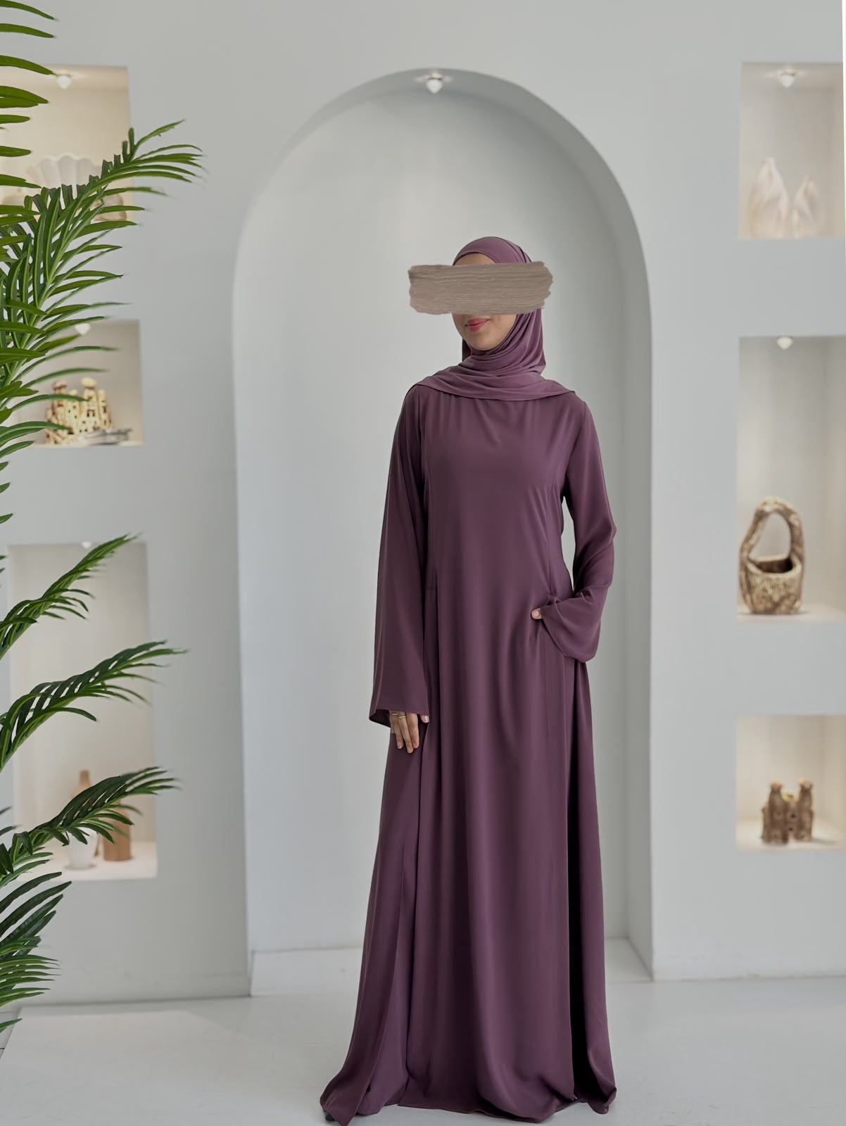 Yeni Model Pantolonlu Takım Lila Şalsız