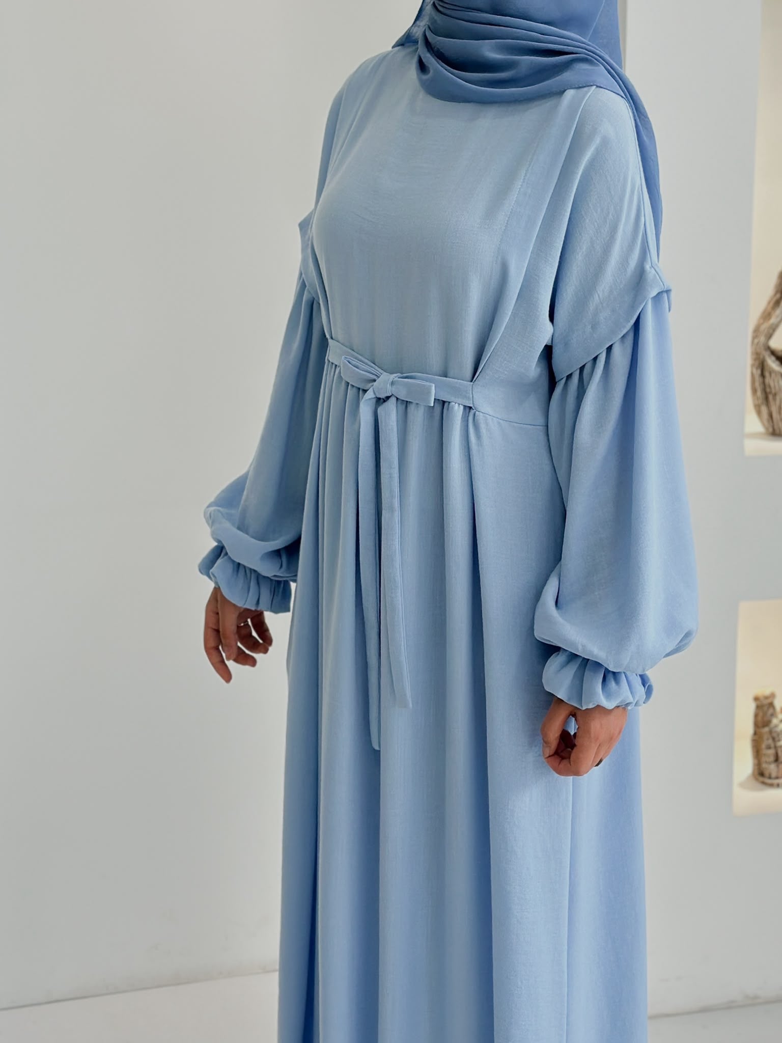 Keyen Vintage Elbise Bebe Mavisi ÖN SİPARİŞ ÜRÜNÜMÜZDÜR