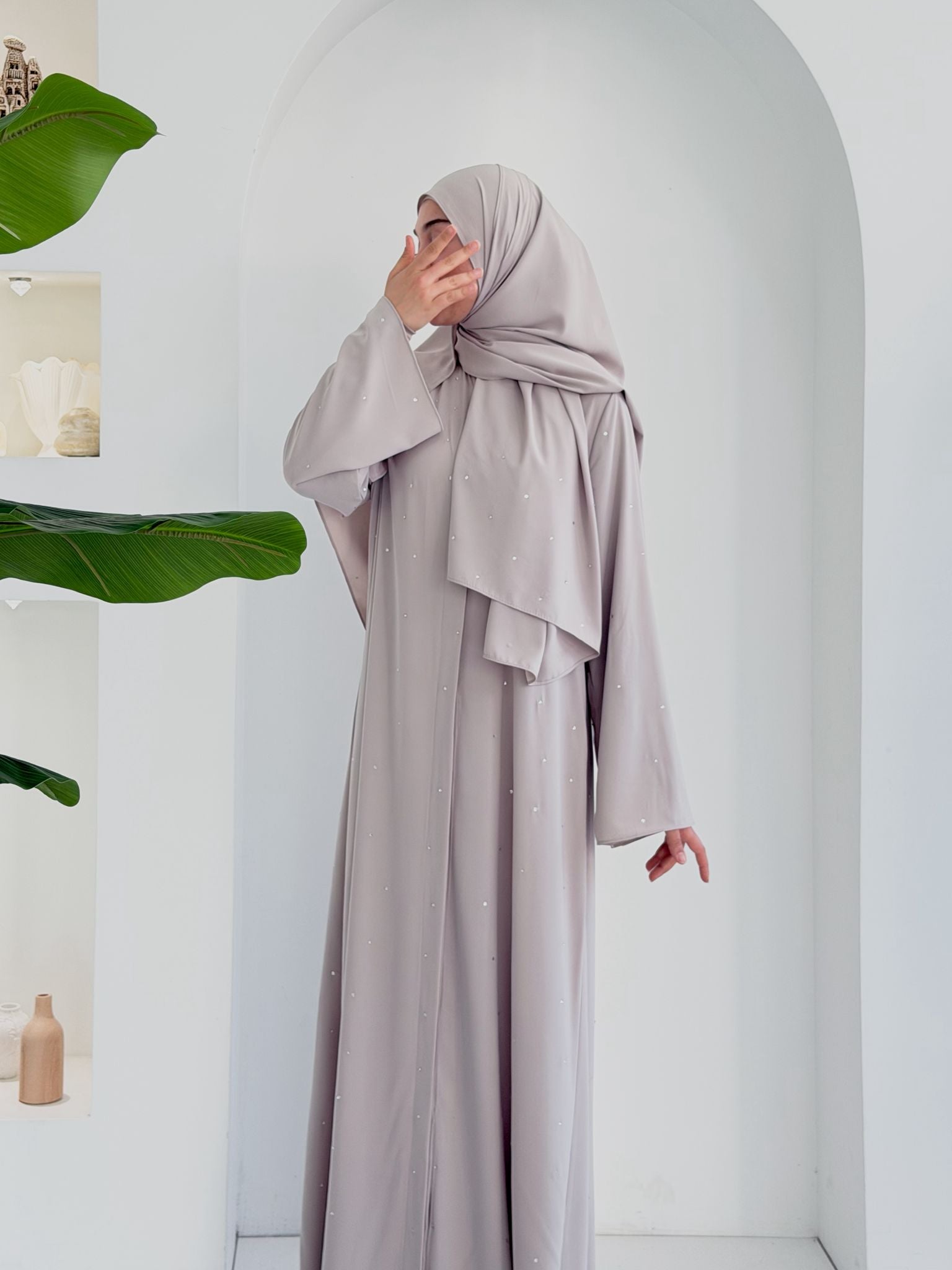 Damla Premium Abaya+ Şal Taş ÖN SİPARİŞ ÜRÜNÜMÜZDÜR