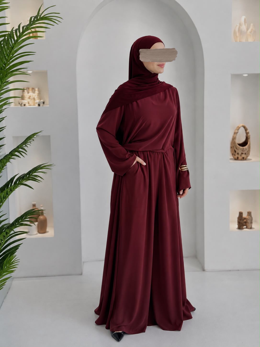 Yeni Model Pantolonlu Takım Bordo Şalsız ÖN SİPARİŞ ÜRÜNÜMÜZDÜR