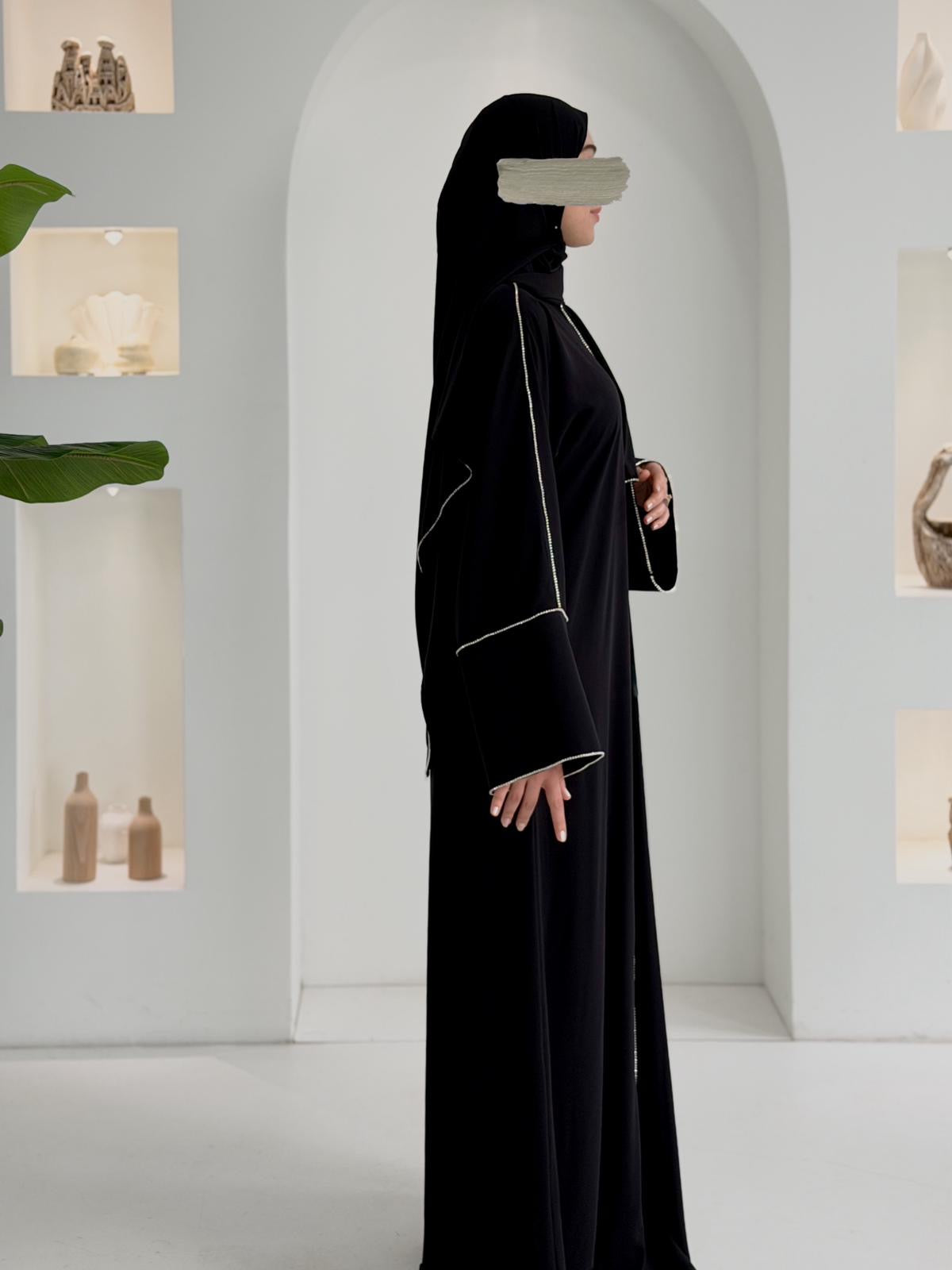 Taşlı Abaya+ Şal ÖN SİPARİŞ ÜRÜNÜMÜZDÜR