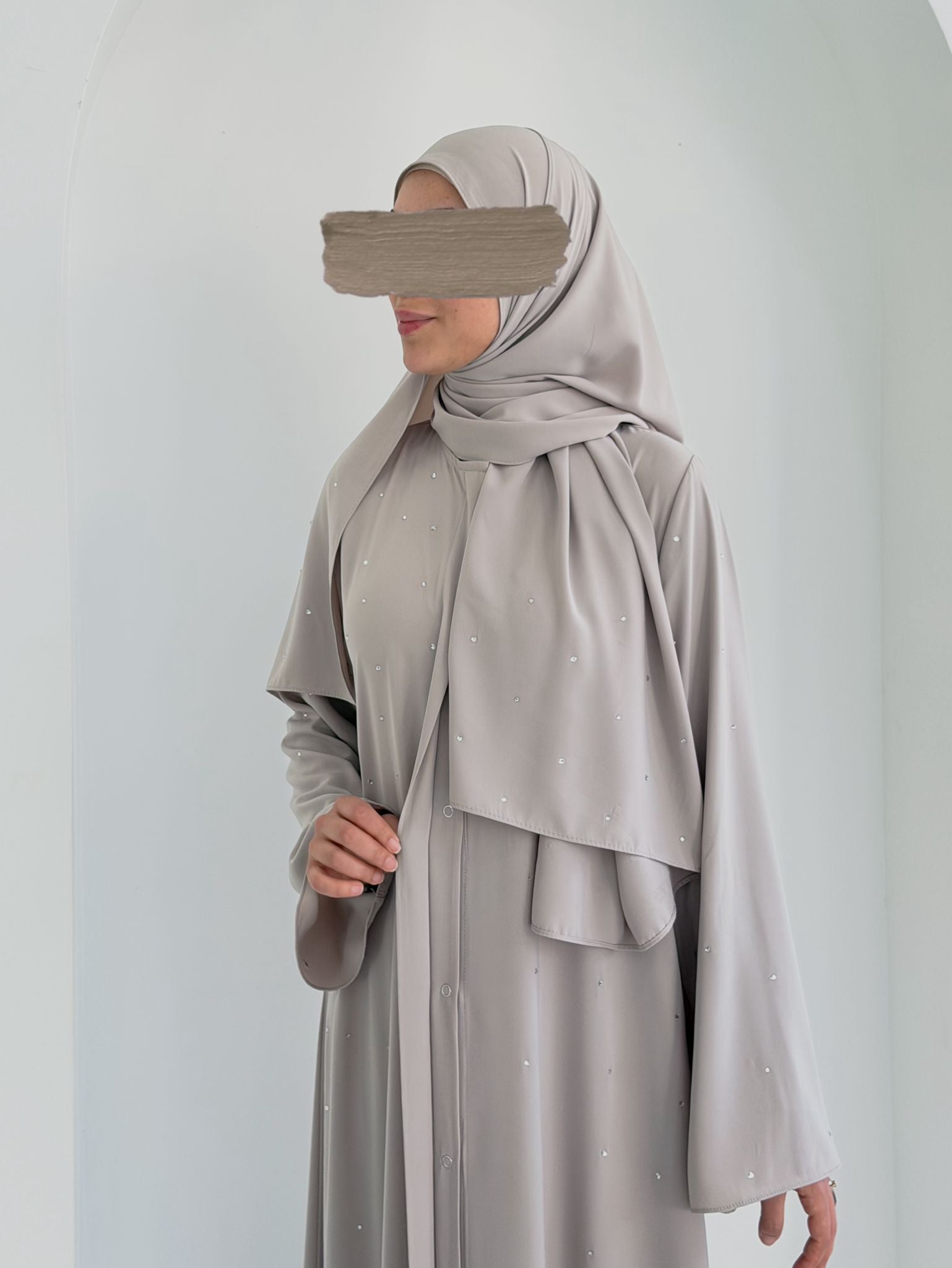 Damla Premium Abaya+ Şal Taş ÖN SİPARİŞ ÜRÜNÜMÜZDÜR