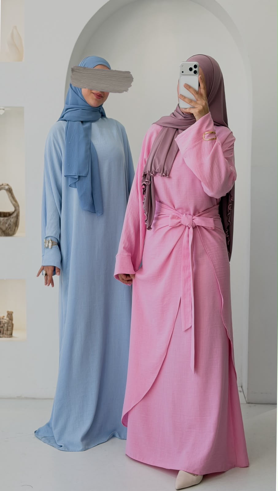 Keten Poreolu Elbise Pembe ÖN SİPARİŞ ÜRÜNÜMÜZDÜR