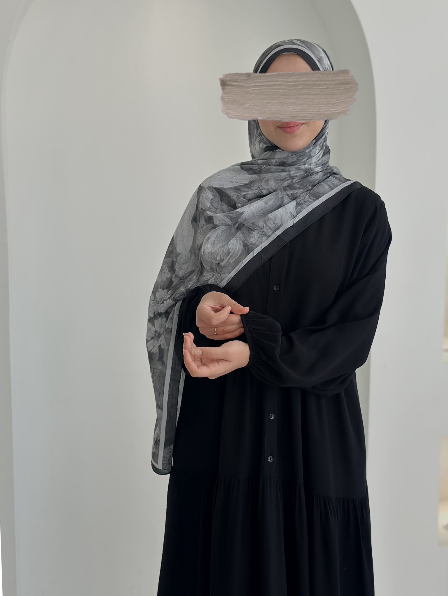 Viskon Büzgülü ŞALSIZ Siyah ÖN SİPARİŞ ÜRÜNÜMÜZDÜR