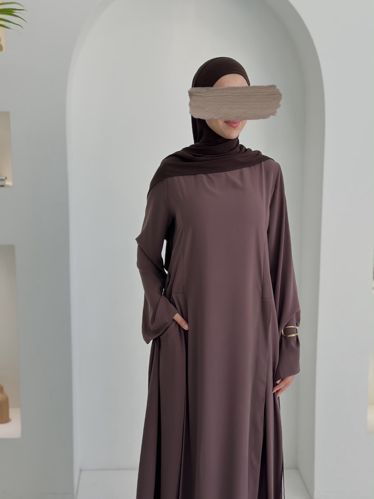 Yeni Model Pantolonlu Takım Kül Şalsız