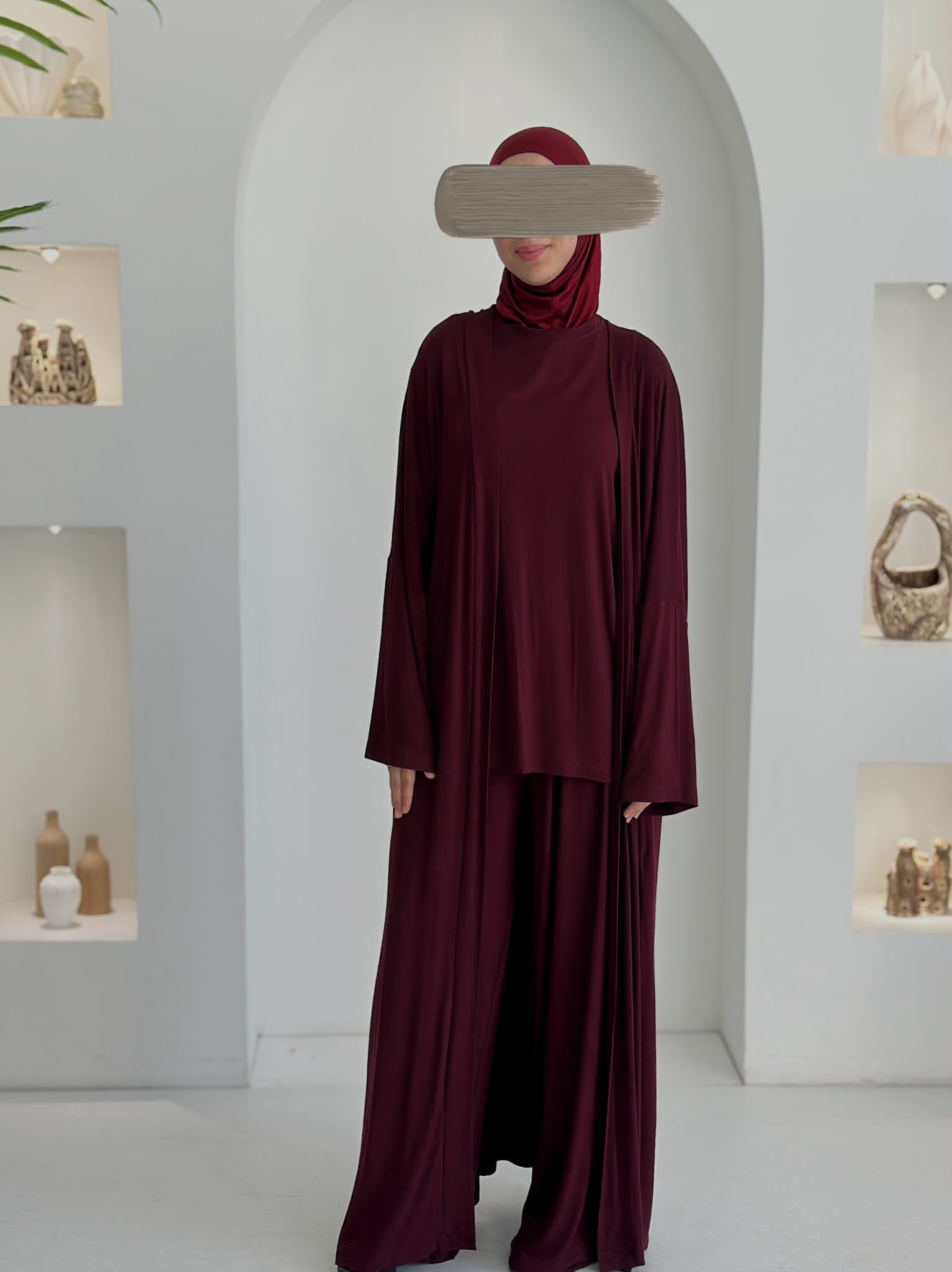 3 lü Bambu Viskon Takım Bordo+Bambu Form Boneli Şal ÖN SİPARİŞ ÜRÜNÜMÜZDÜR