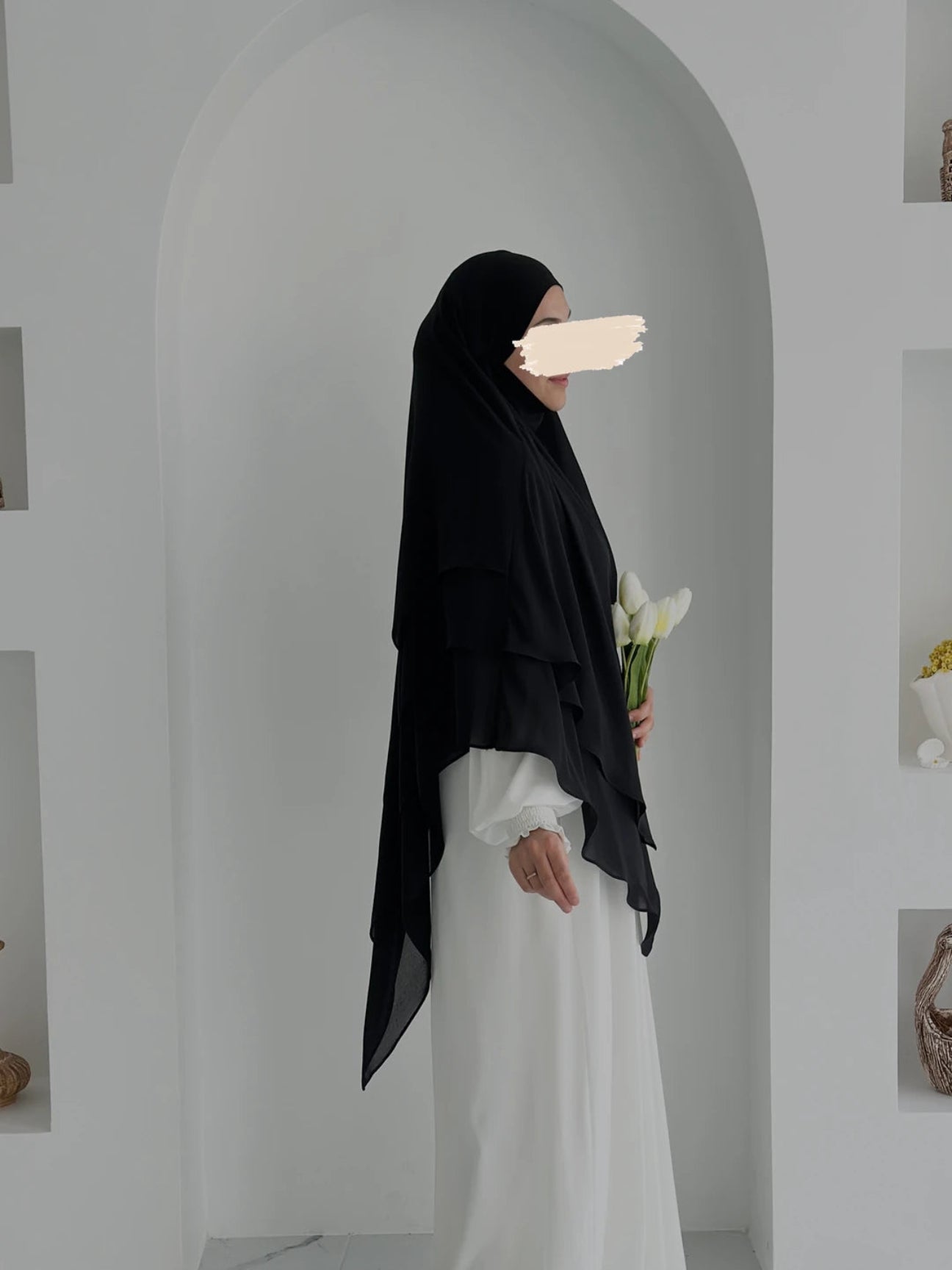 Nisa Uzun Sufle Siyah
