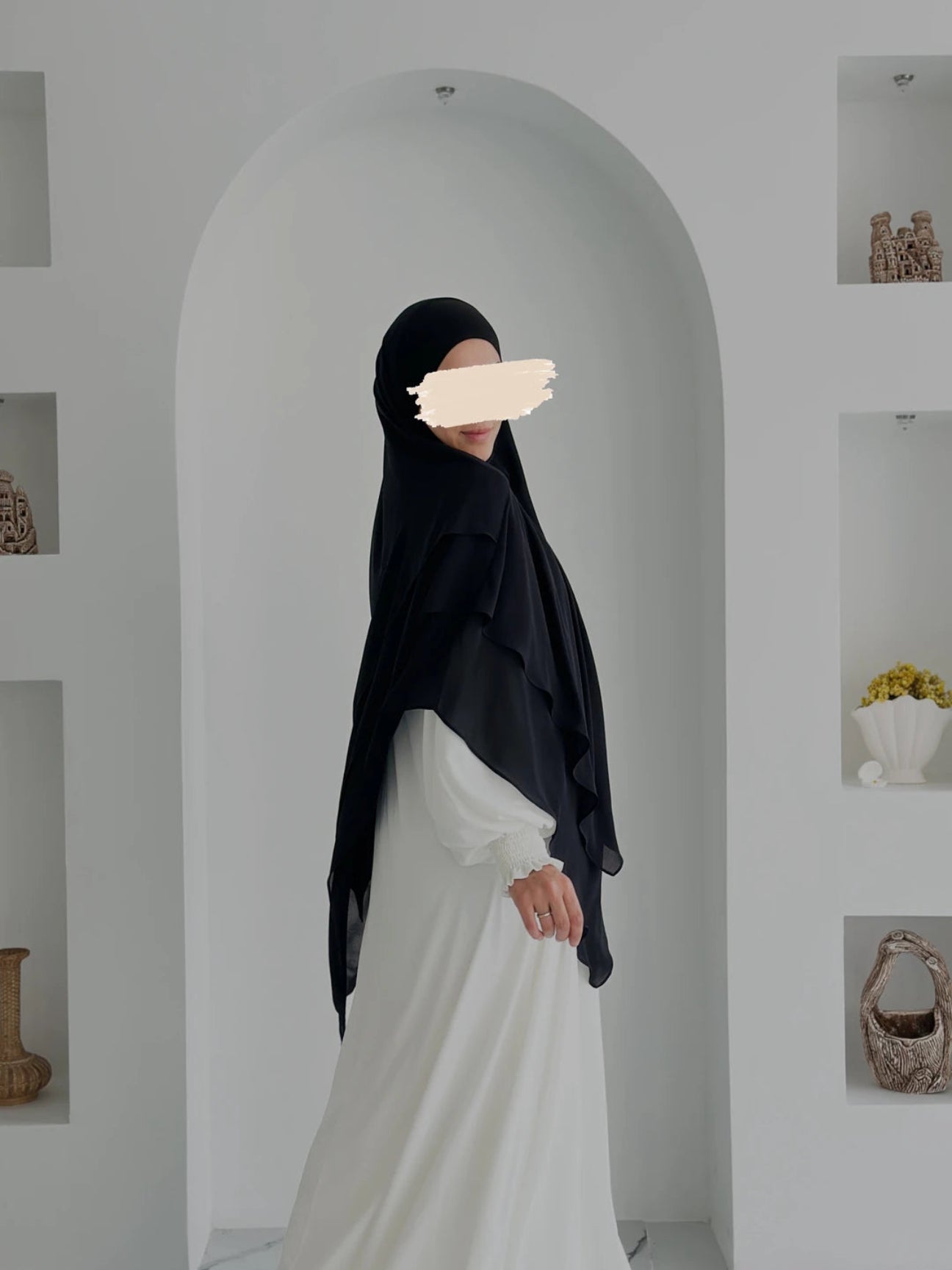 Nisa Uzun Sufle Siyah