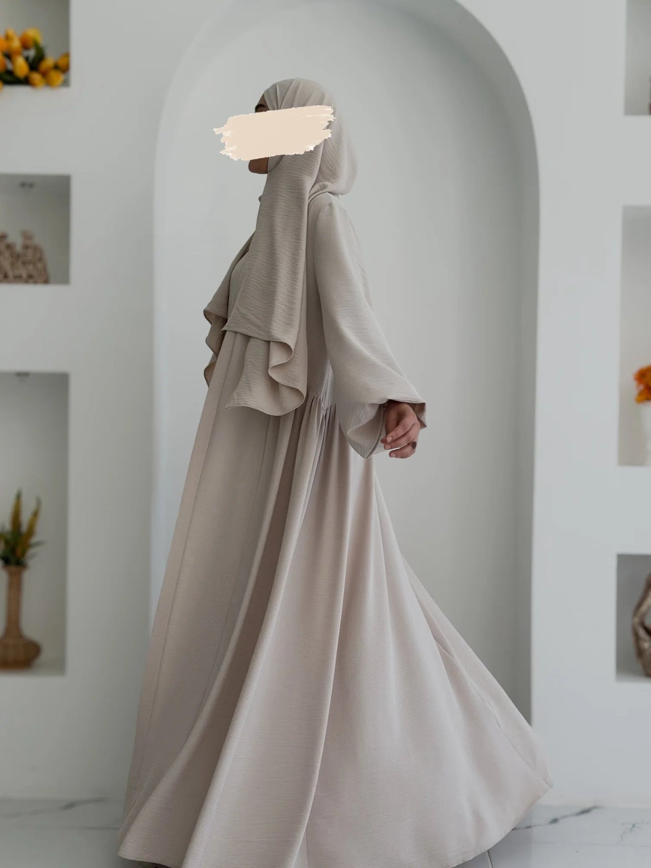 Laden Önden Fermuarlı Taş