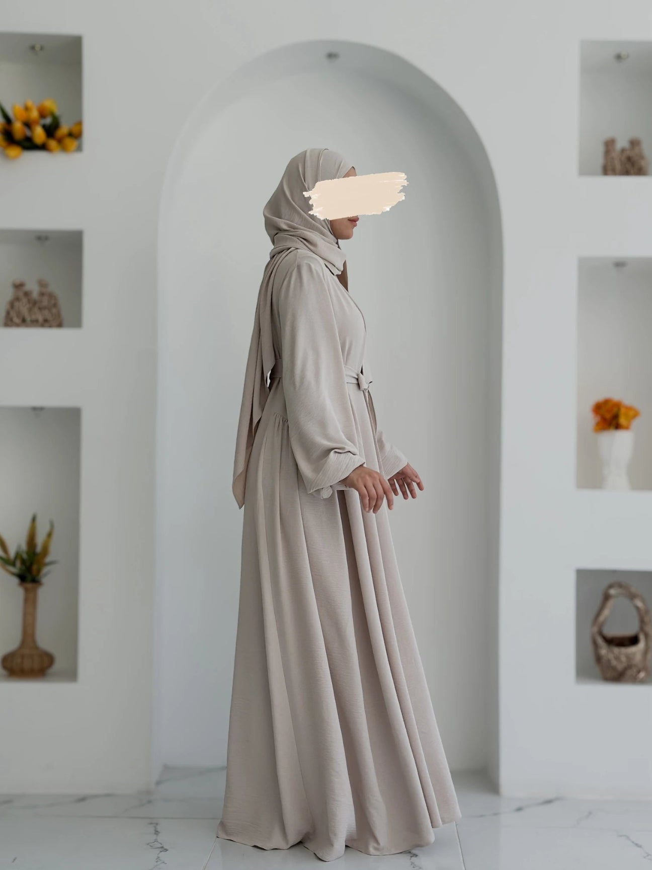 Laden Önden Fermuarlı Taş