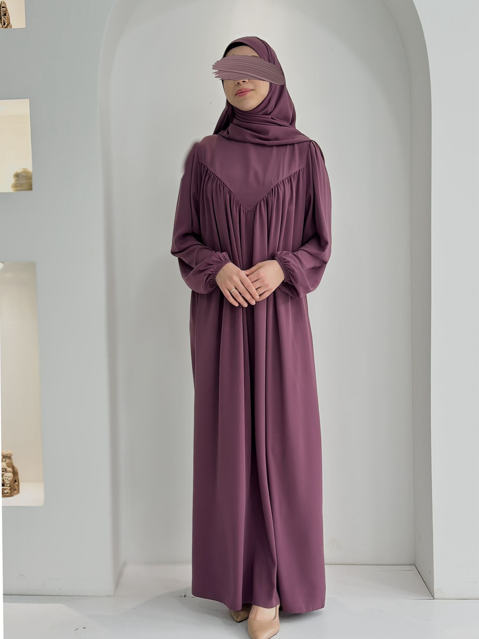 Seda Abaya +Şal Leylak