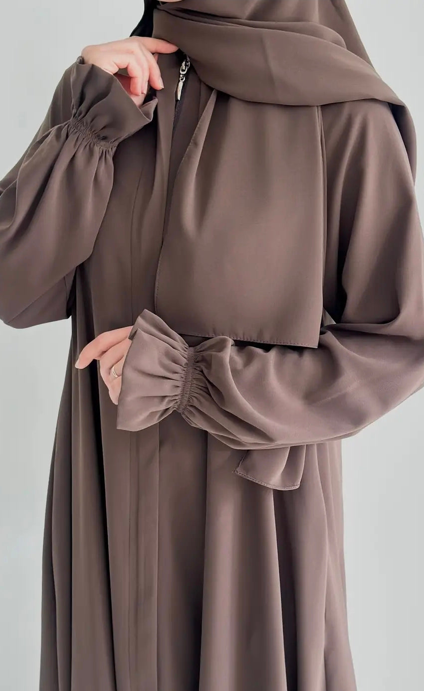 Mihra Ferace +Şal Koyu Kül ÖN SİPARİŞ ÜRÜNÜMÜZDÜR