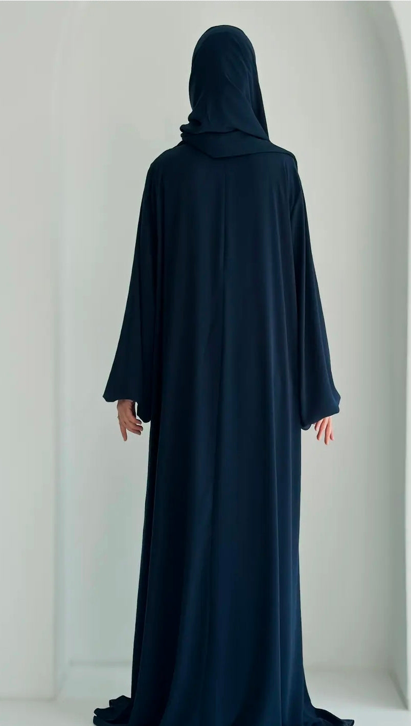 Elif Büyük Beden +Şal Lacivert (48/56 Beden Aralığı)