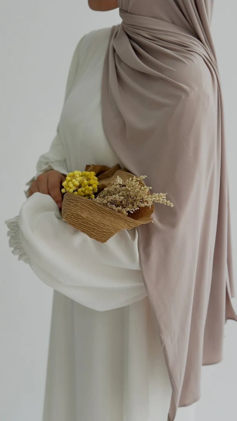 Premium jersey Şal Düz Taş