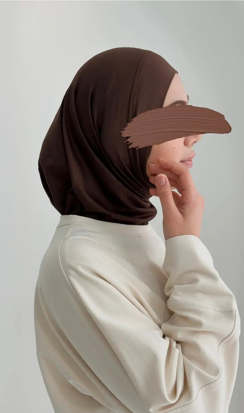 Bambu Form Şal +Bone Takım Acı Kahve ÖN SİPARİŞ ÜRÜNÜMÜZDÜR