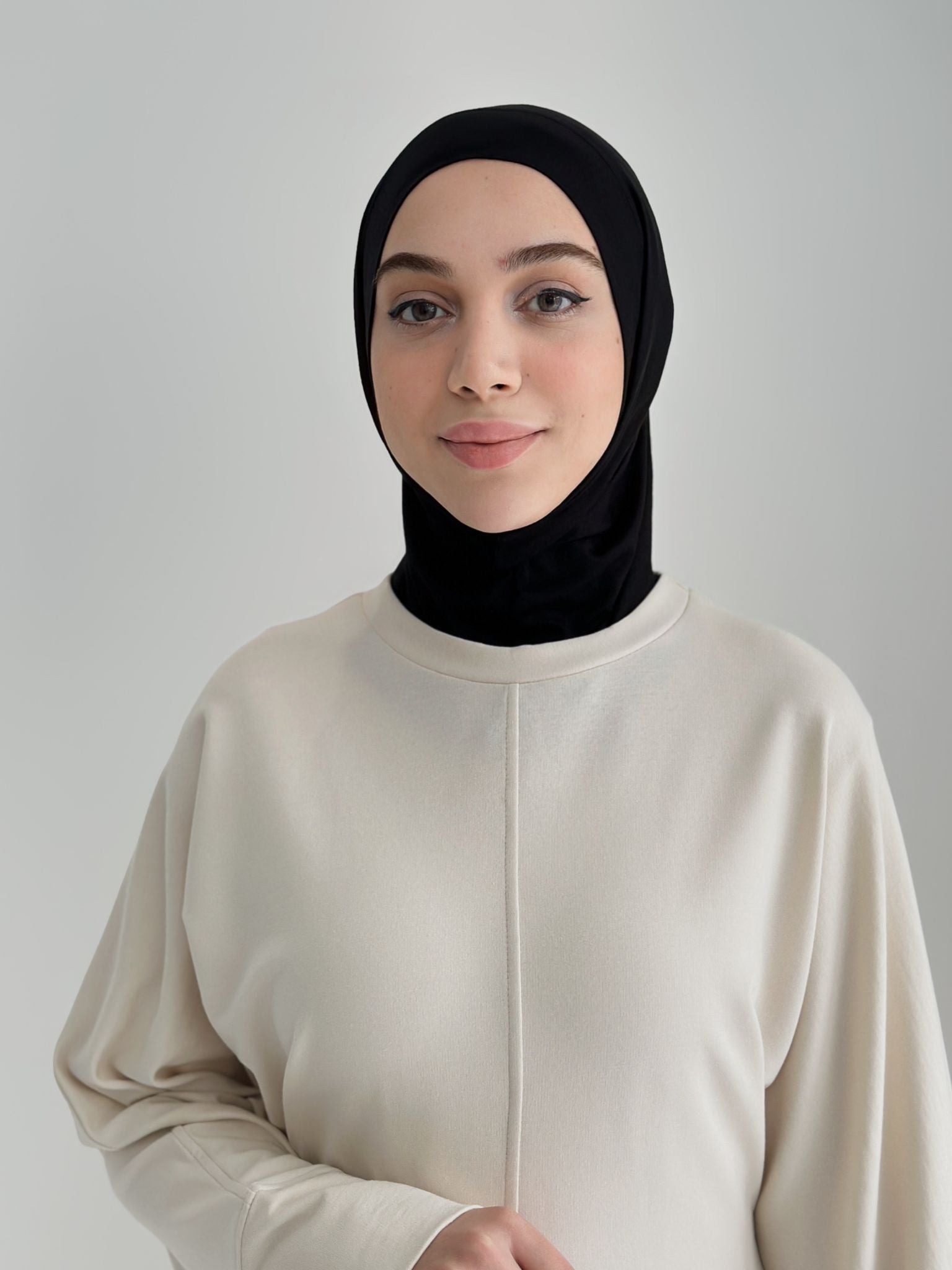 Bambu Form Şal + Bone Takım Siyah ÖN SİPARİŞ ÜRÜNÜMÜZDÜR