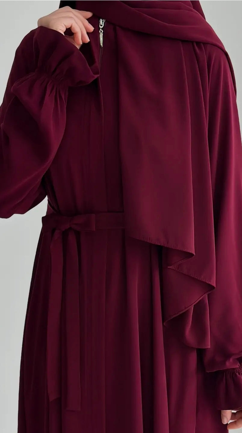 Mihra Ferace +Şal Bordo ÖN SİPARİŞ ÜRÜNÜMÜZDÜR