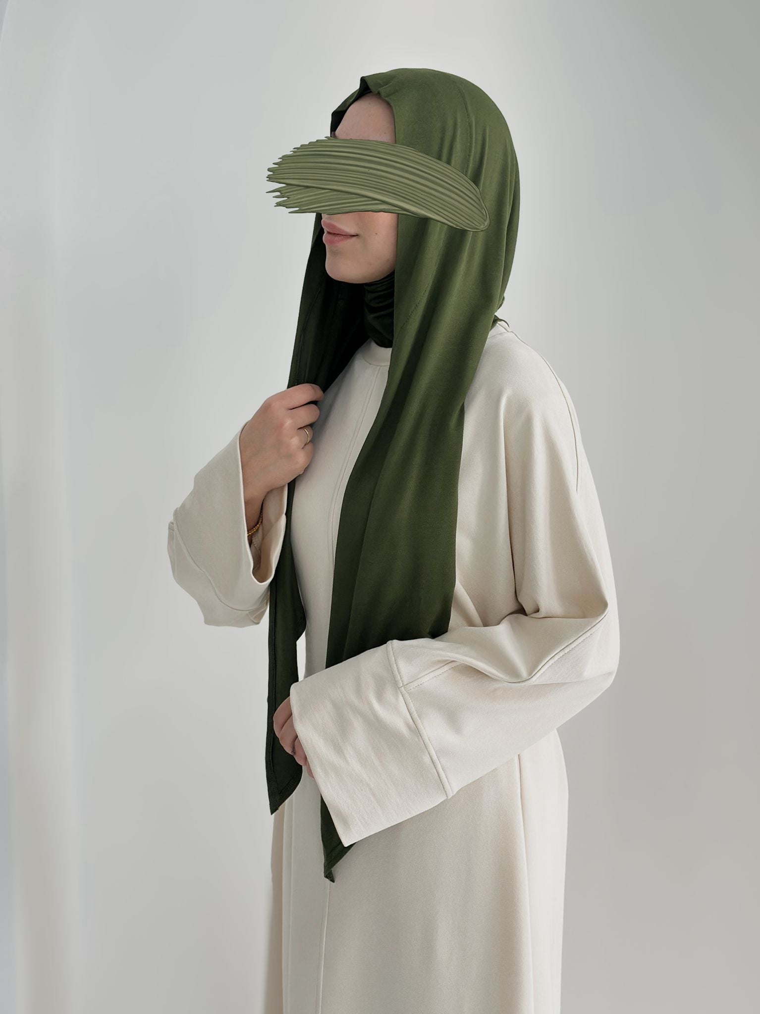 Bambu Form Şal +Bone Takım Haki ÖN SİPARİŞ ÜRÜNÜMÜZDÜR