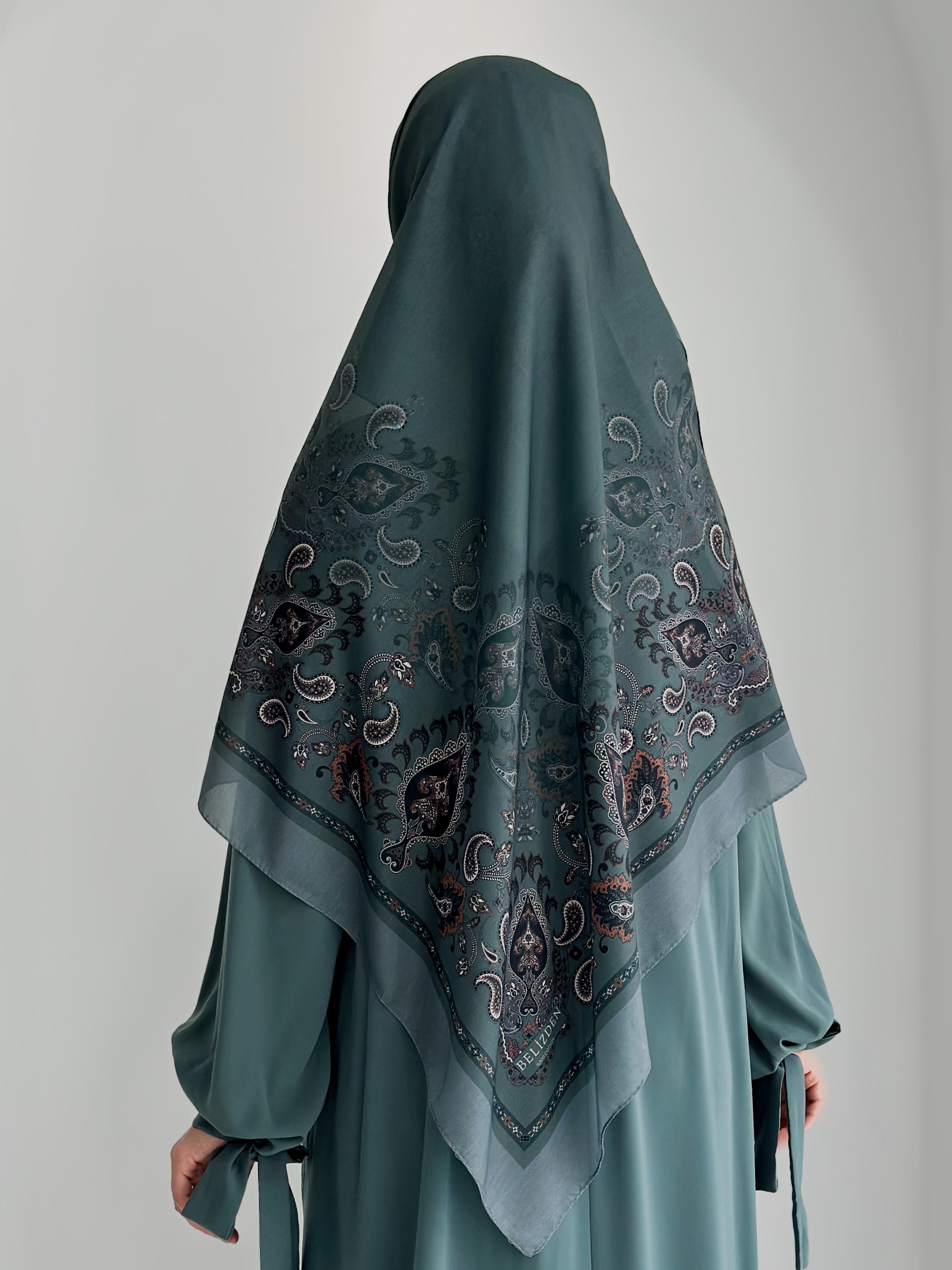 Etnik Desen Organik Eşarp Çağla ÖN SİPARİŞ ÜRÜNÜMÜZDÜR