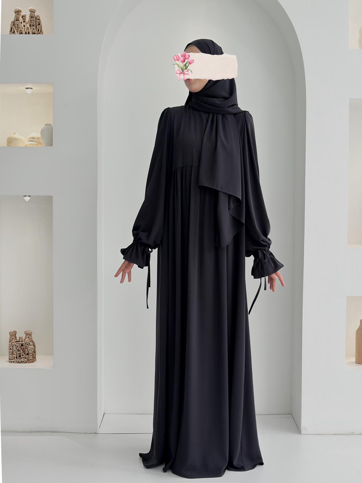 Buğlem Elbise+Şal Füme ÖN SİPARİŞ ÜRÜNÜMÜZDÜR