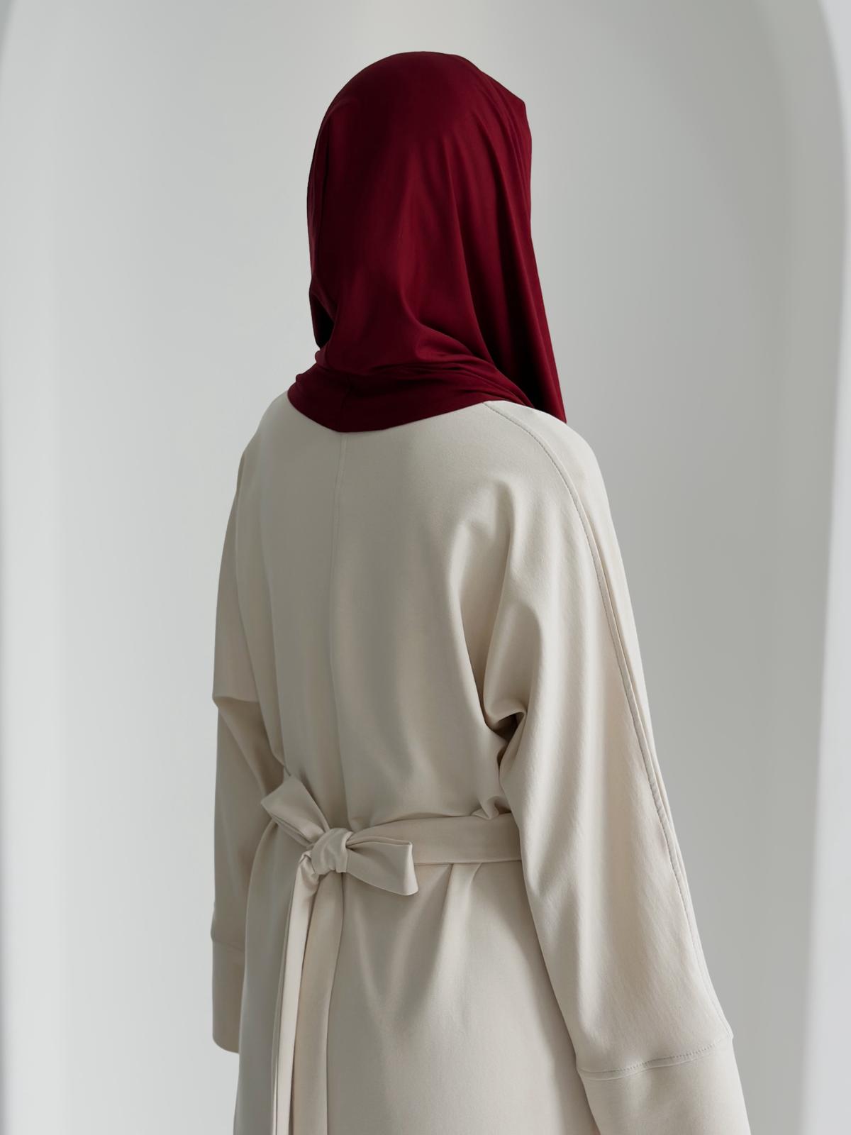 Bambu Form Şal +Bone Takım Bordo ÖN SİPARİŞ ÜRÜNÜMÜZDÜR