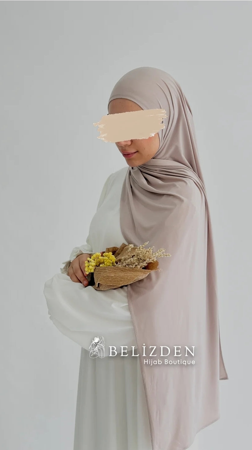 Premium jersey Şal Düz Taş