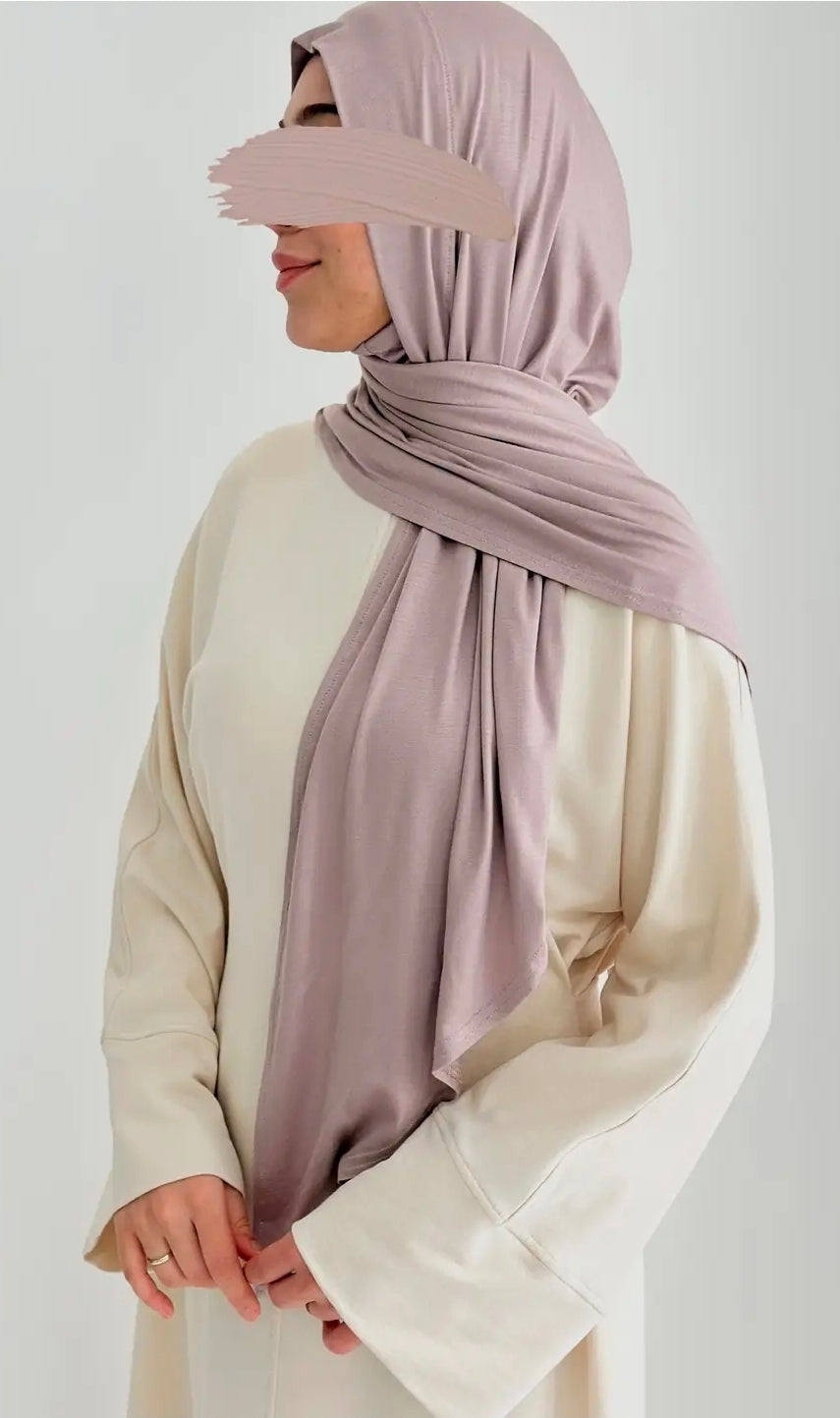 Bambu Form Şal + Bone Takım Açık Vizon ÖN SİPARİŞ ÜRÜNÜMÜZDÜR