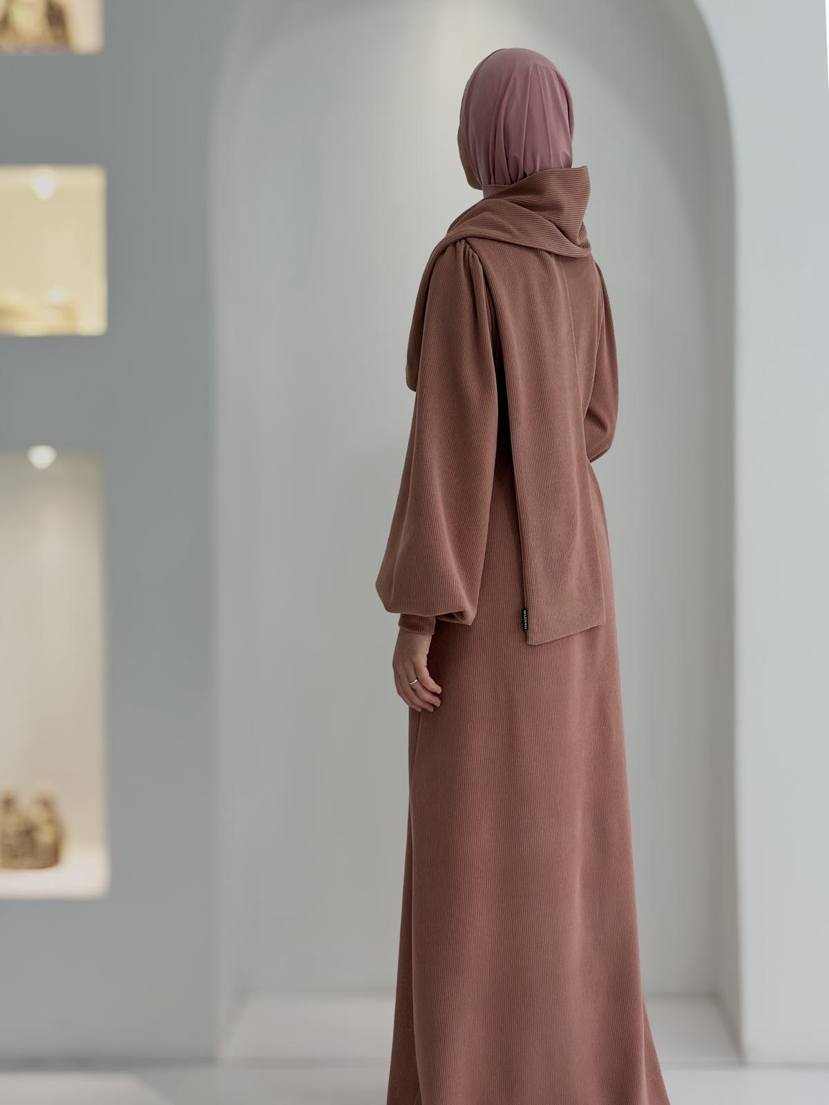 Fitilli Ferace +Atkı Pudra ÖN SİPARİŞ ÜRÜNÜMÜZDÜR