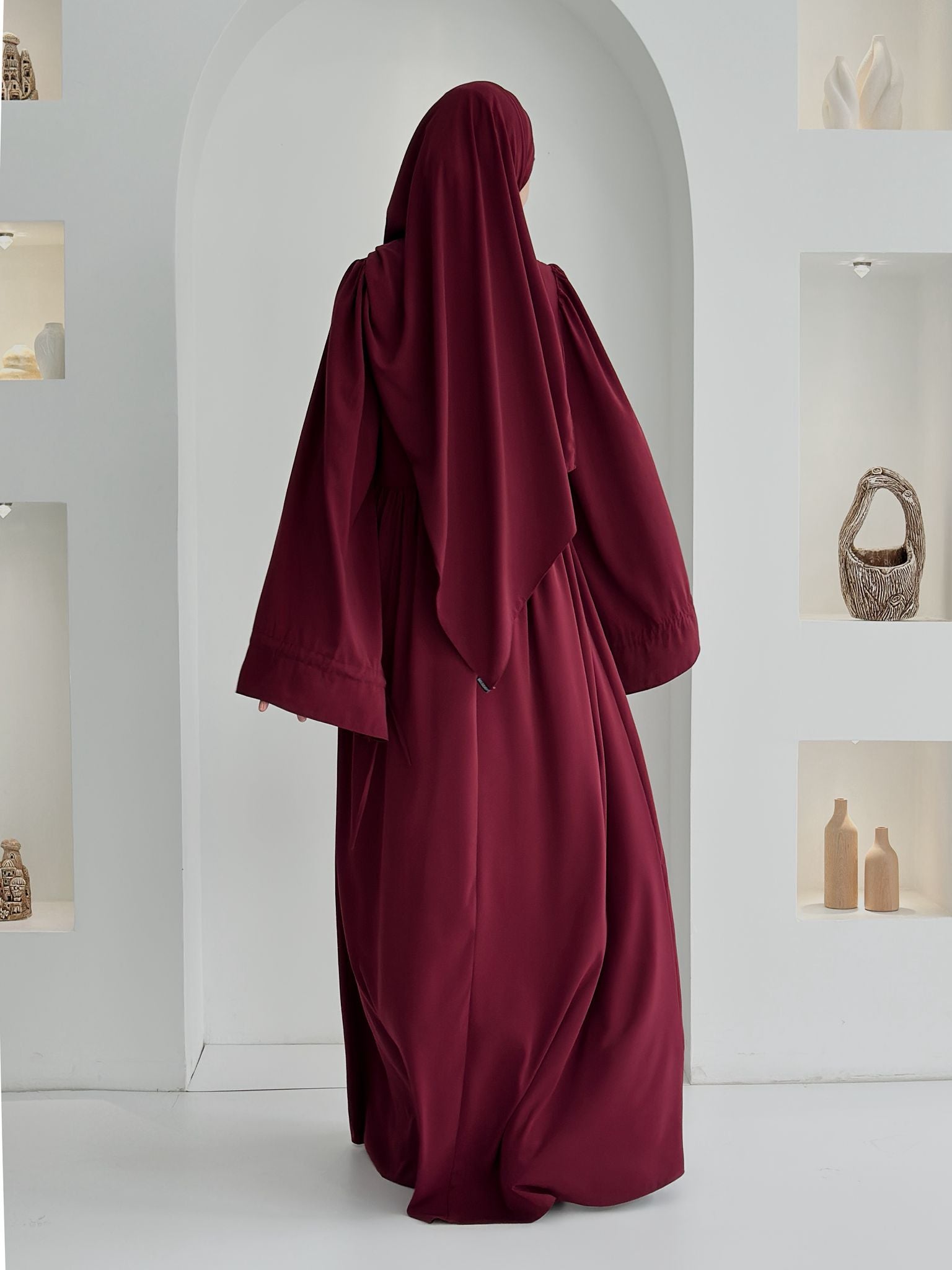 Buğlem Elbise+Şal Bordo ÖN SİPARİŞ ÜRÜNÜMÜZDÜR